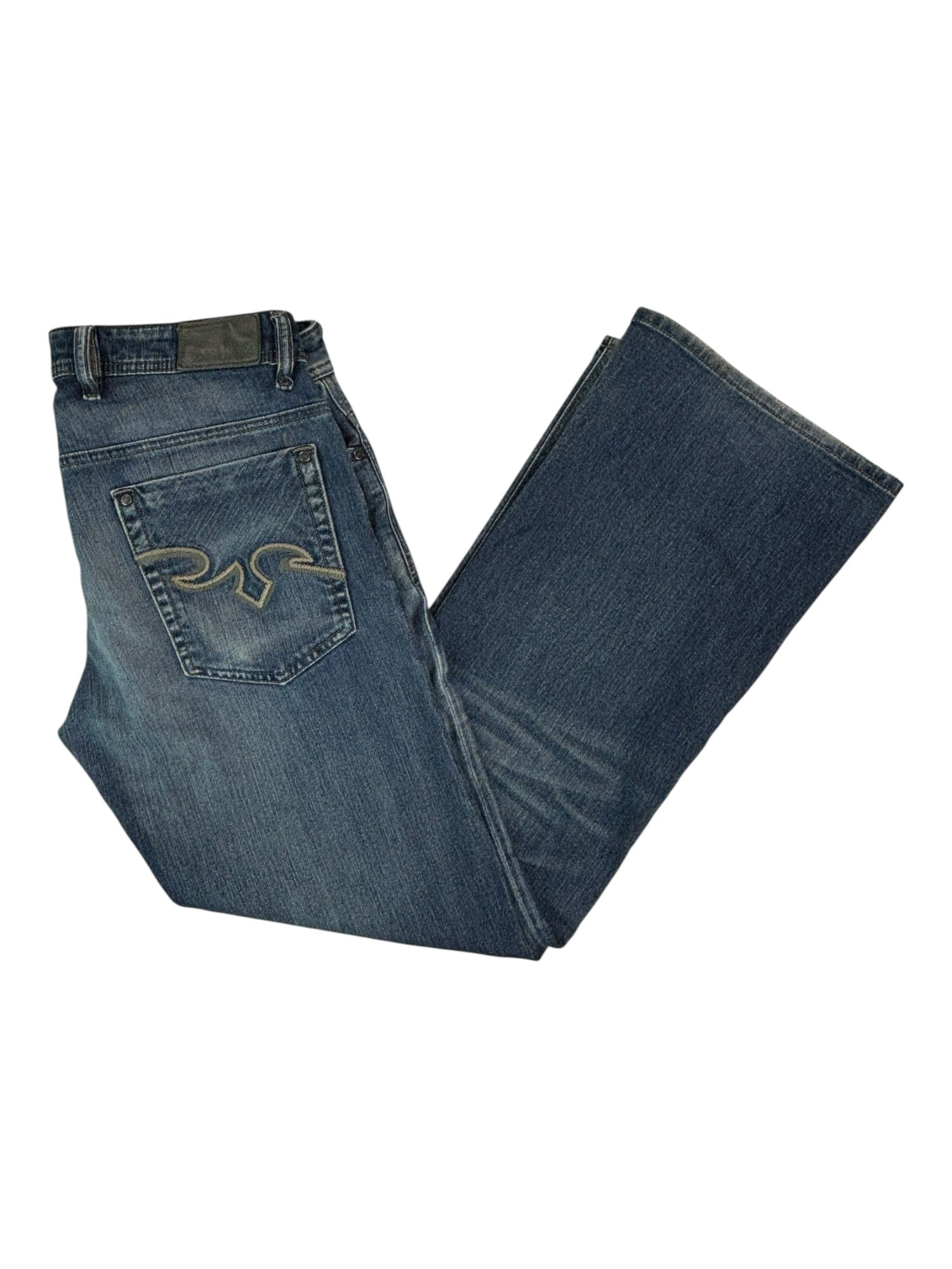 (32) Diesel Wide Leg Denim Jeans