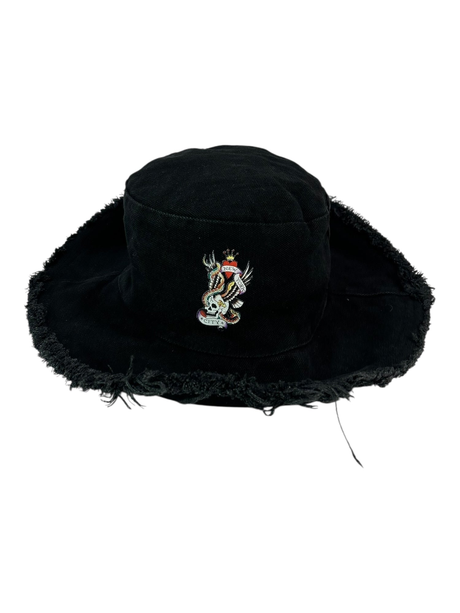 (O/S) Ed Hardy Black Bucket Hat