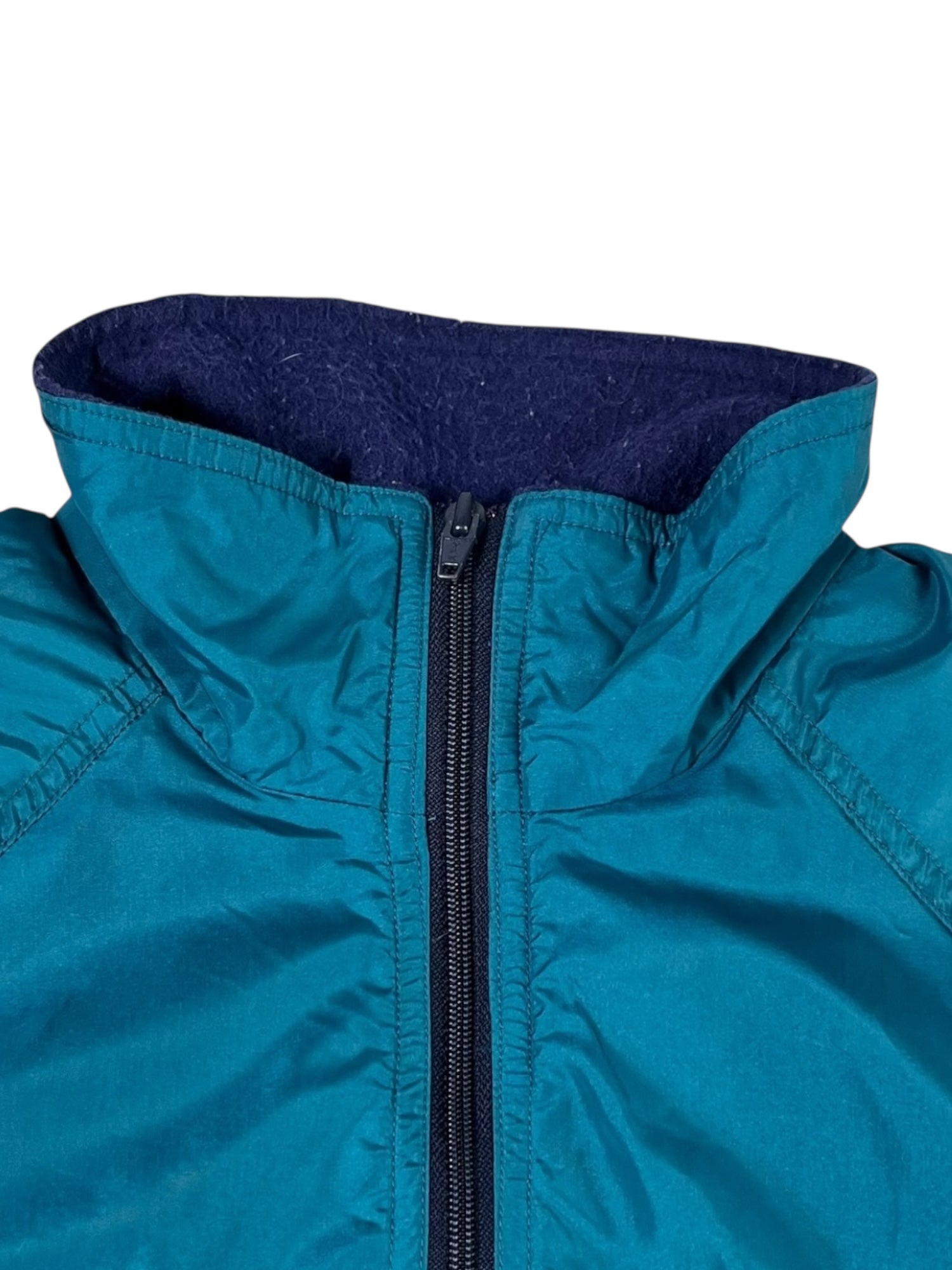 (S) Teal LL Bean Lined Windbreaker