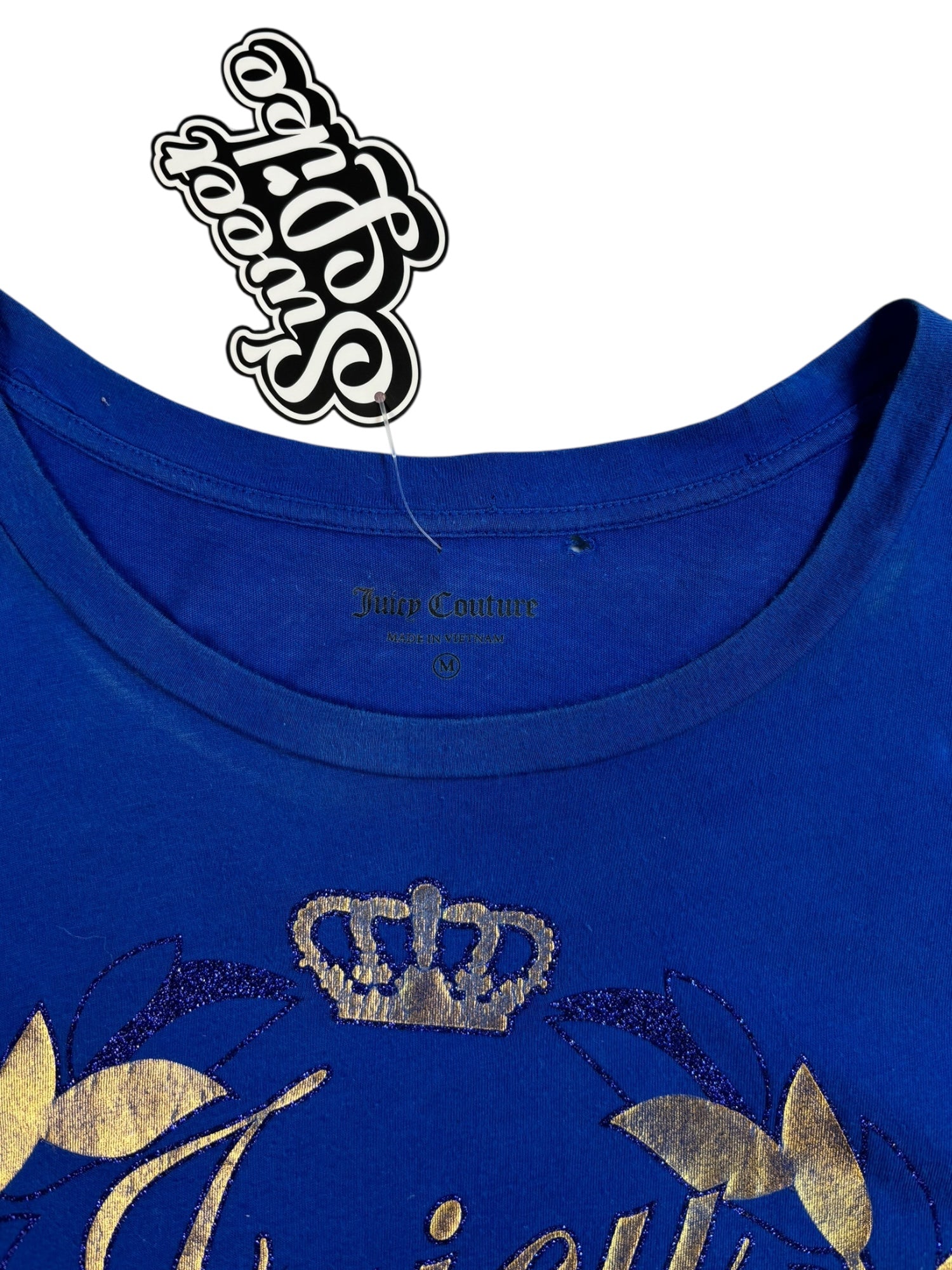 (M) Juicy Couture Graphic Tee Blue