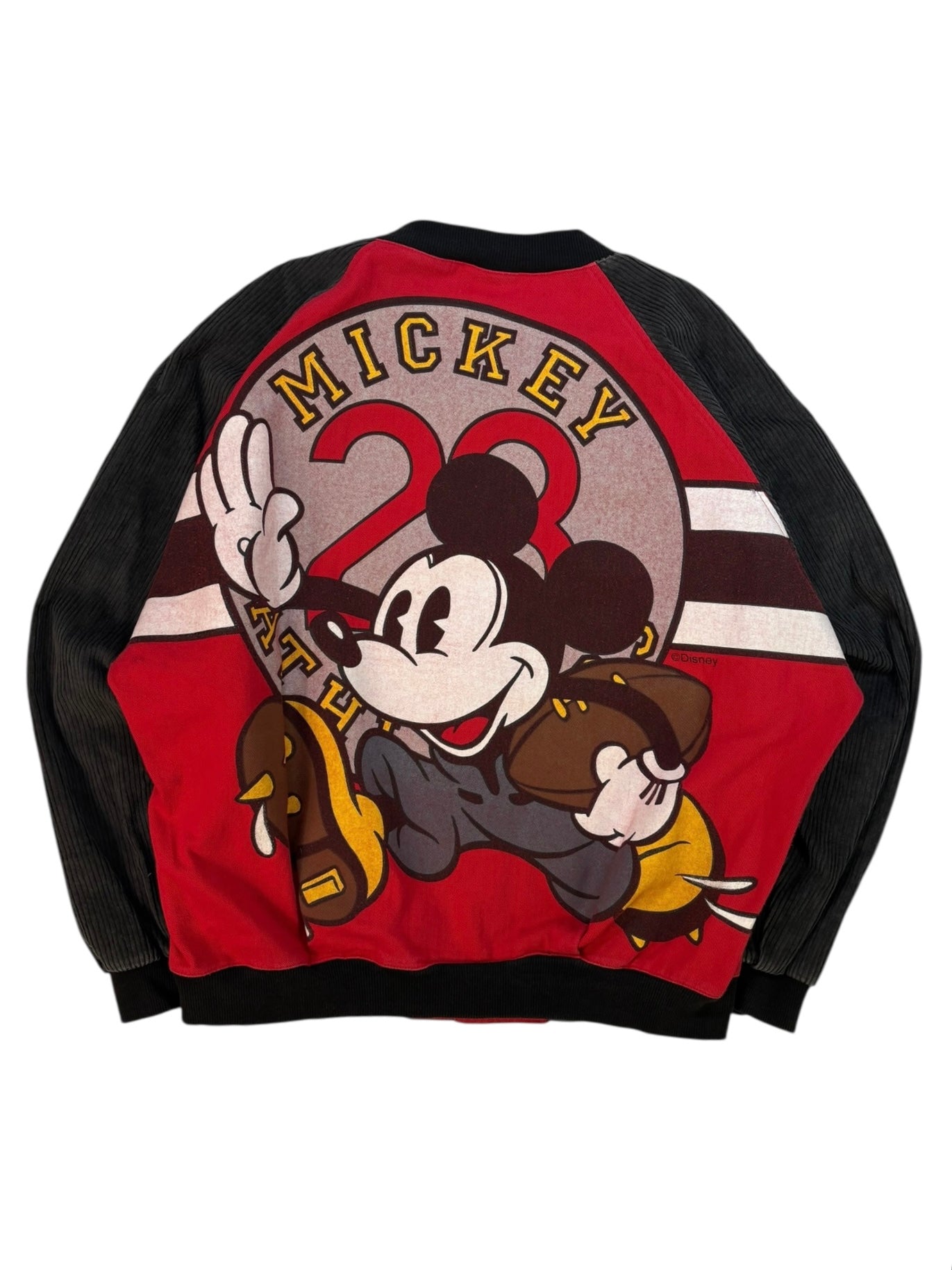 (M) Mickey Mouse Athletics Red Jacket