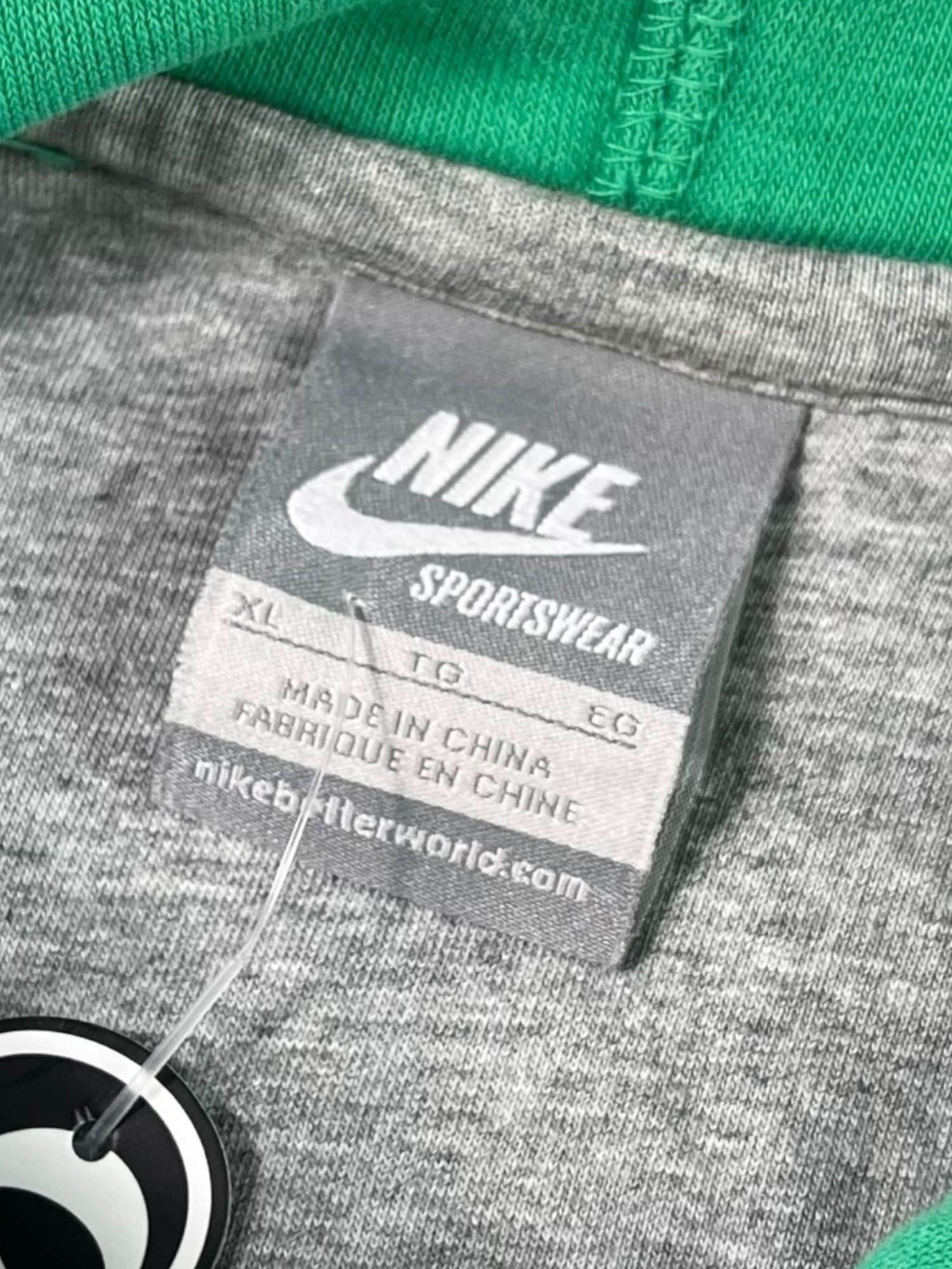(XL) Green Nike Hoodie
