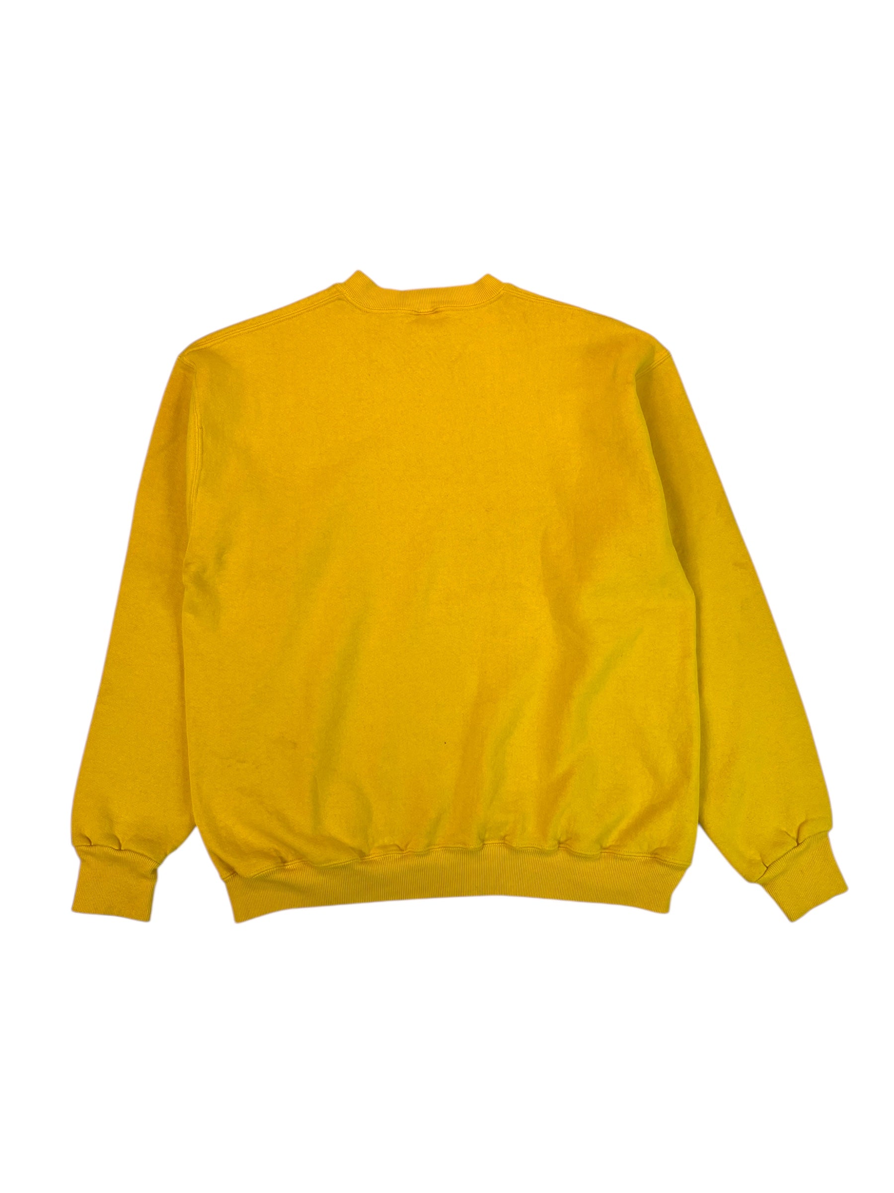 (L) Mustard Yellow Vintage Russell Athletic Crewneck