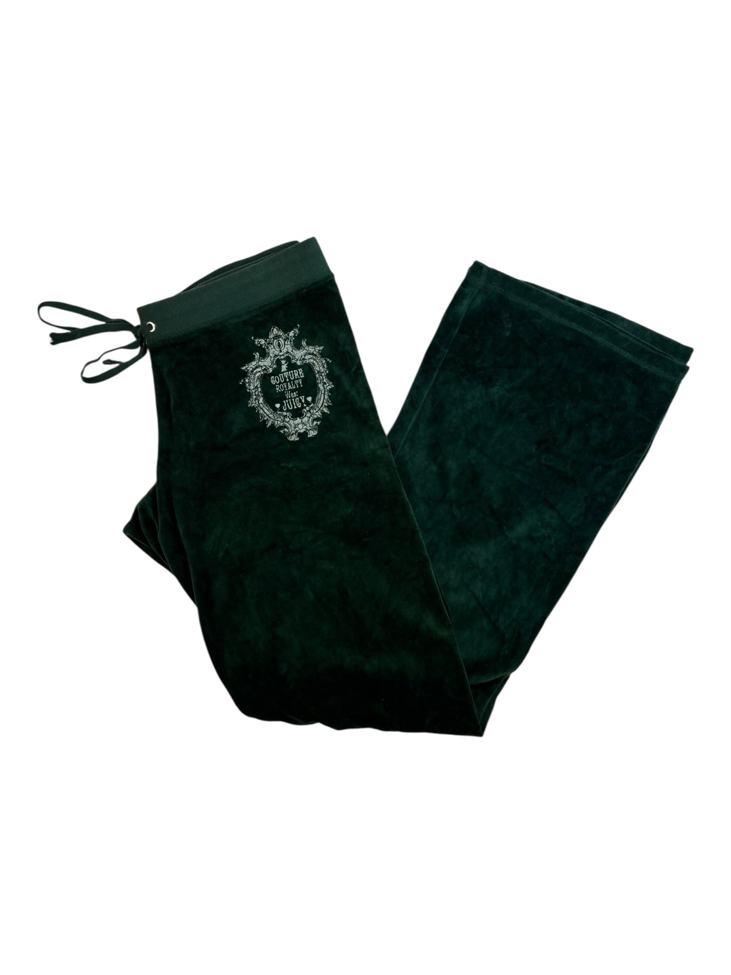 (M) Dark Green Couture Royalty Juicy Couture Velour Pants