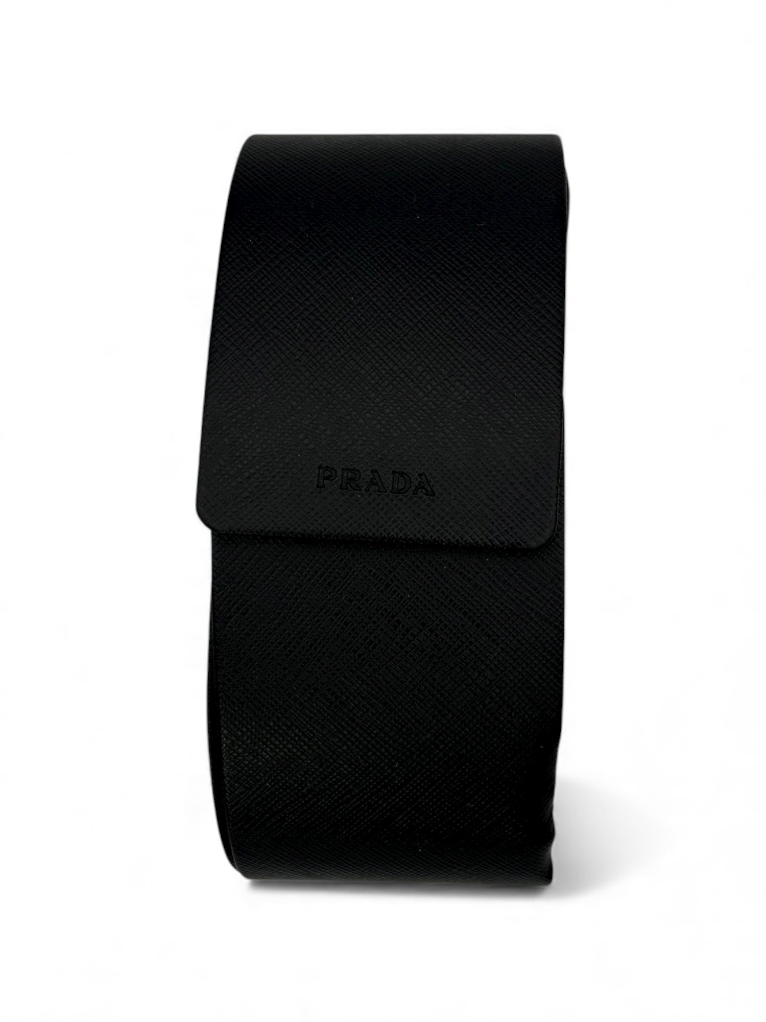 (O/S) Black PRADA Shield Style Sunglasses
