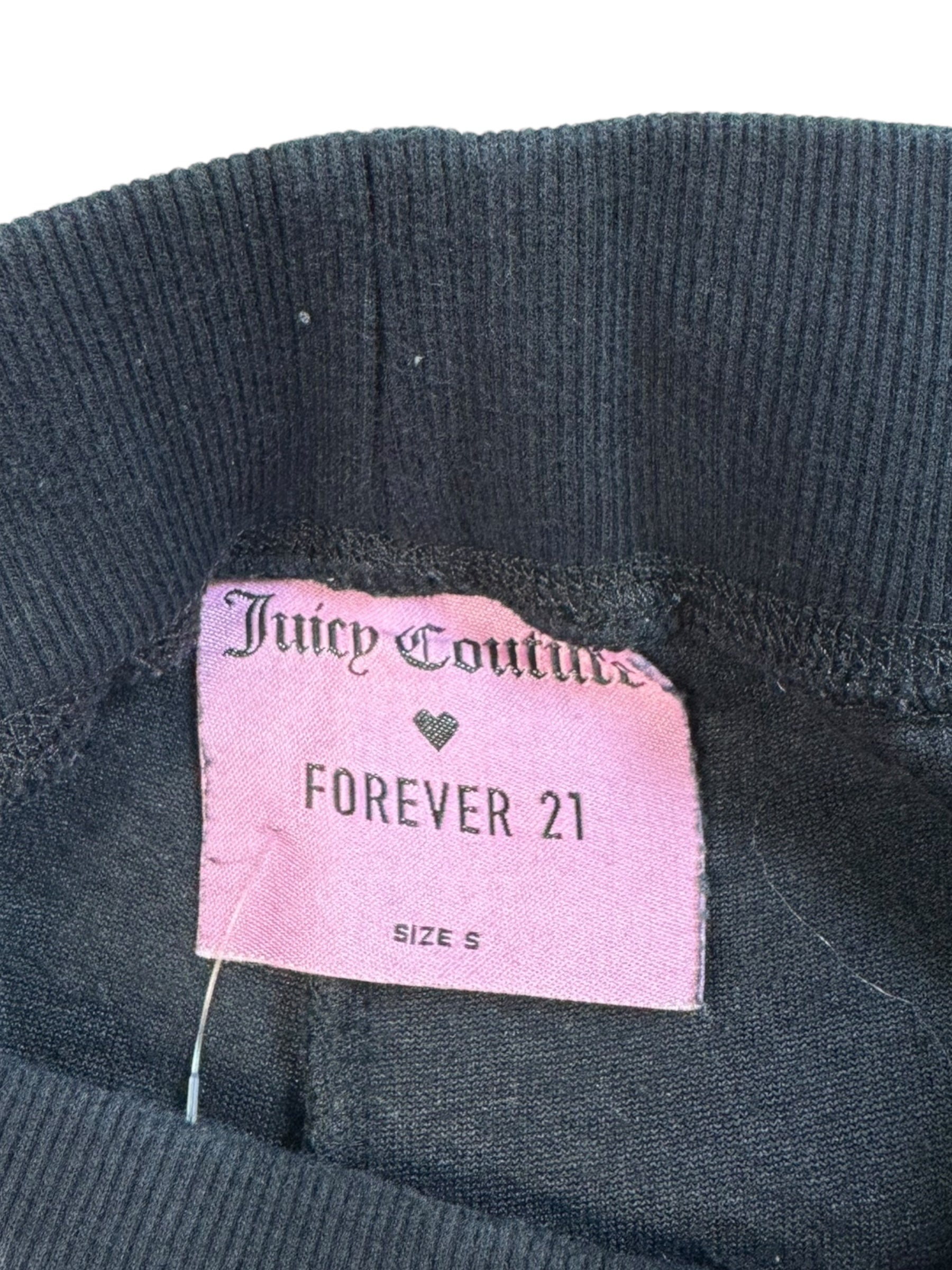 (XS) Black Embellished Juicy Forever Juicy Couture Pants