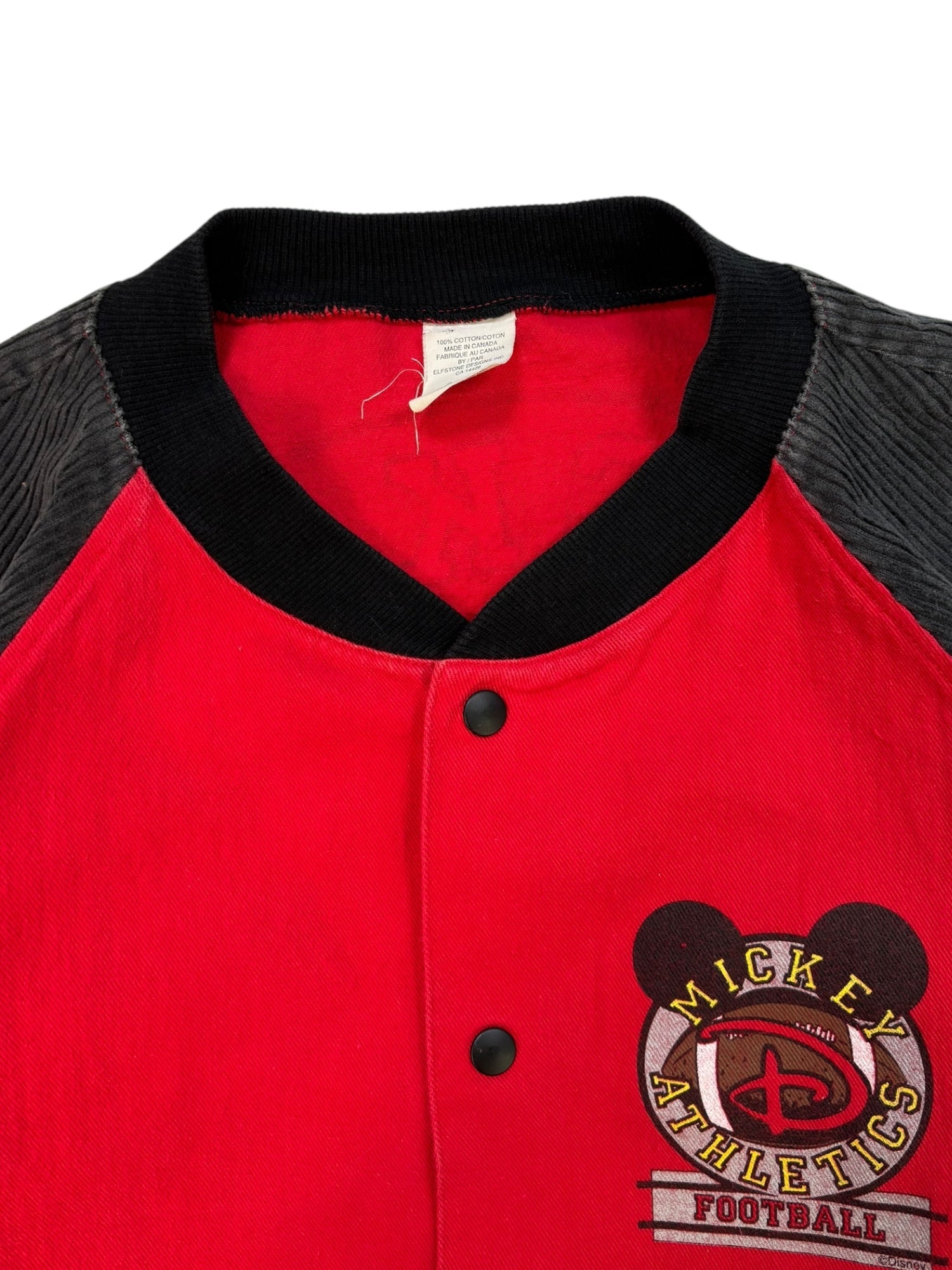 (M) Mickey Mouse Athletics Red Jacket