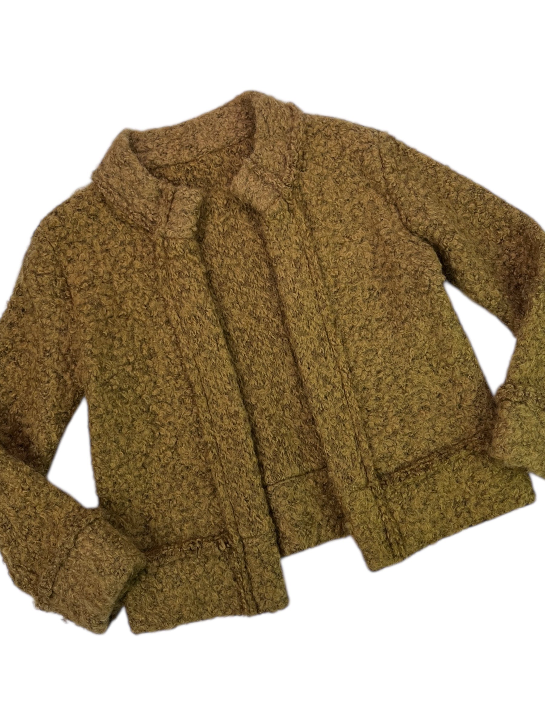 (S) Boucle Knit Cardigan