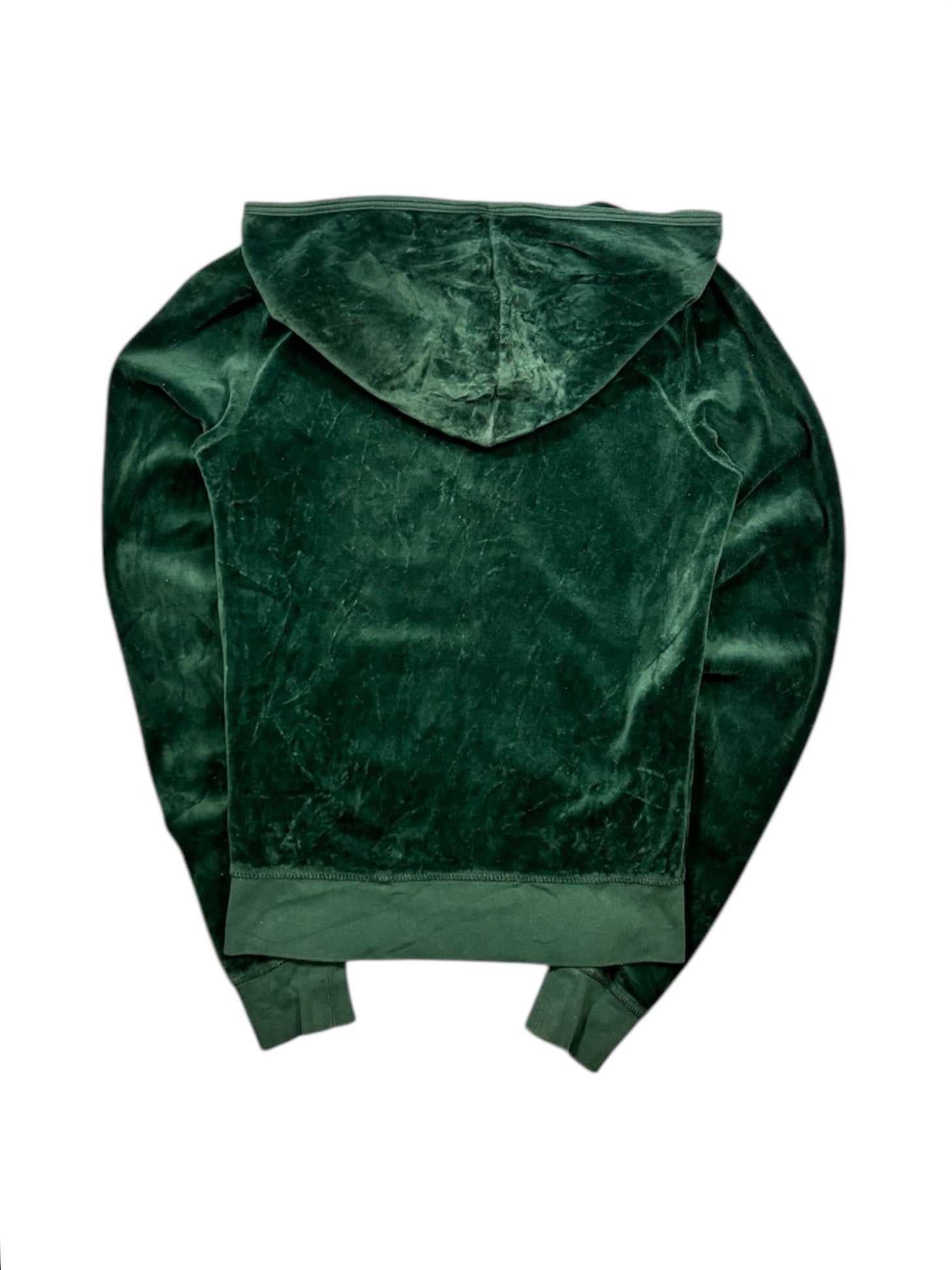 (S) Dark Green Juicy Couture Velour Sweater
