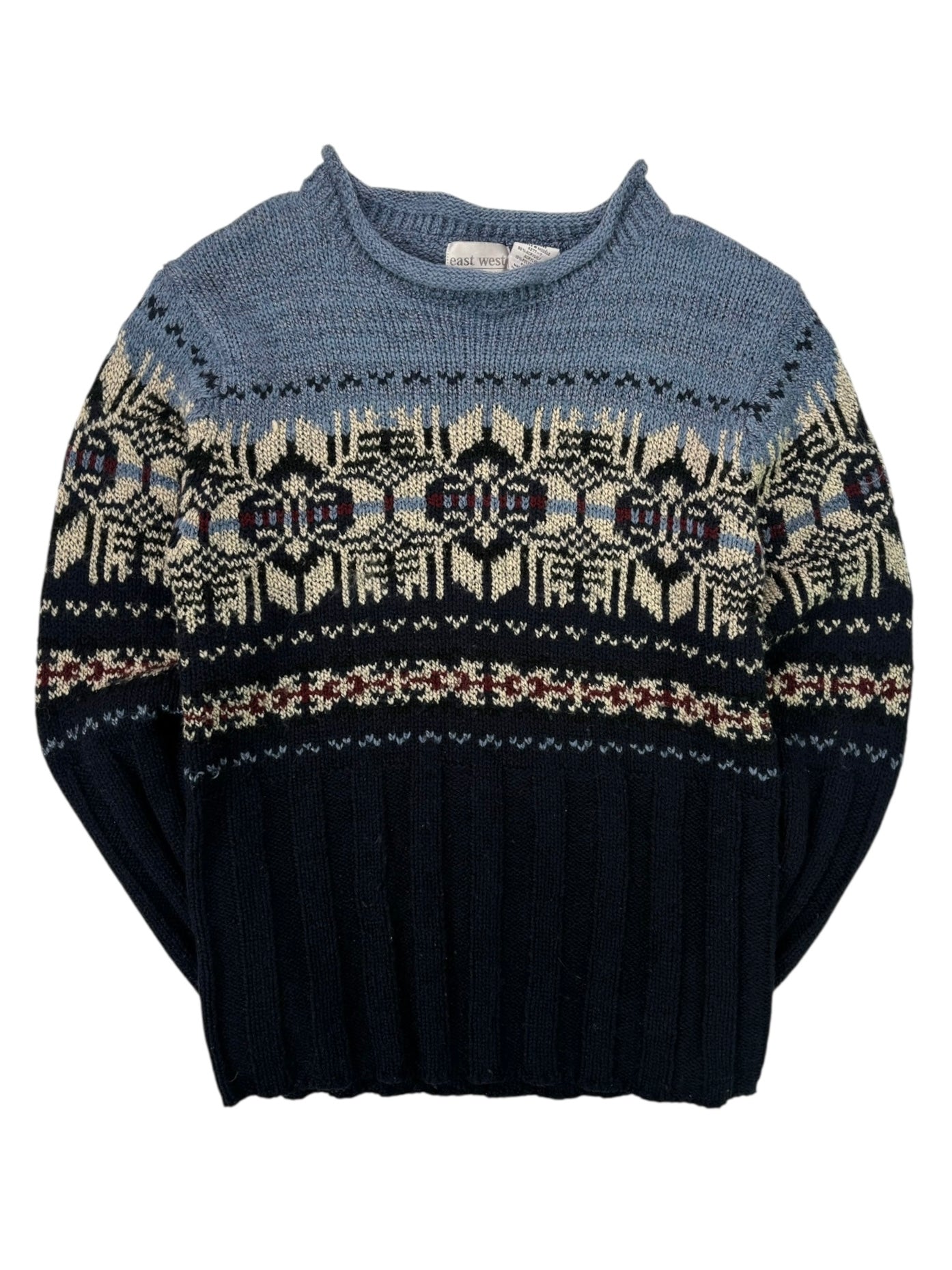 (S) Vintage East West Knit Sweater