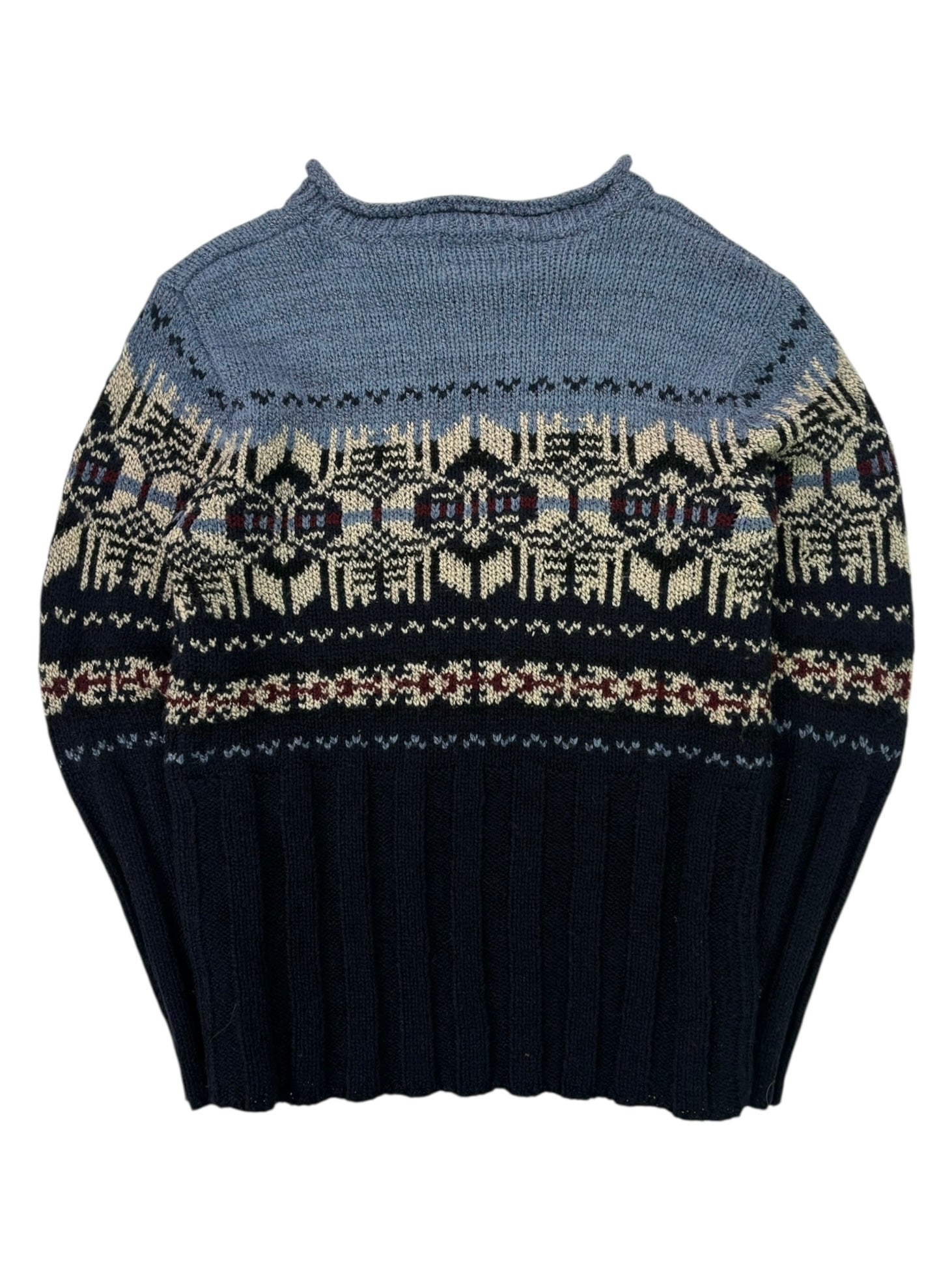 (S) Vintage East West Knit Sweater