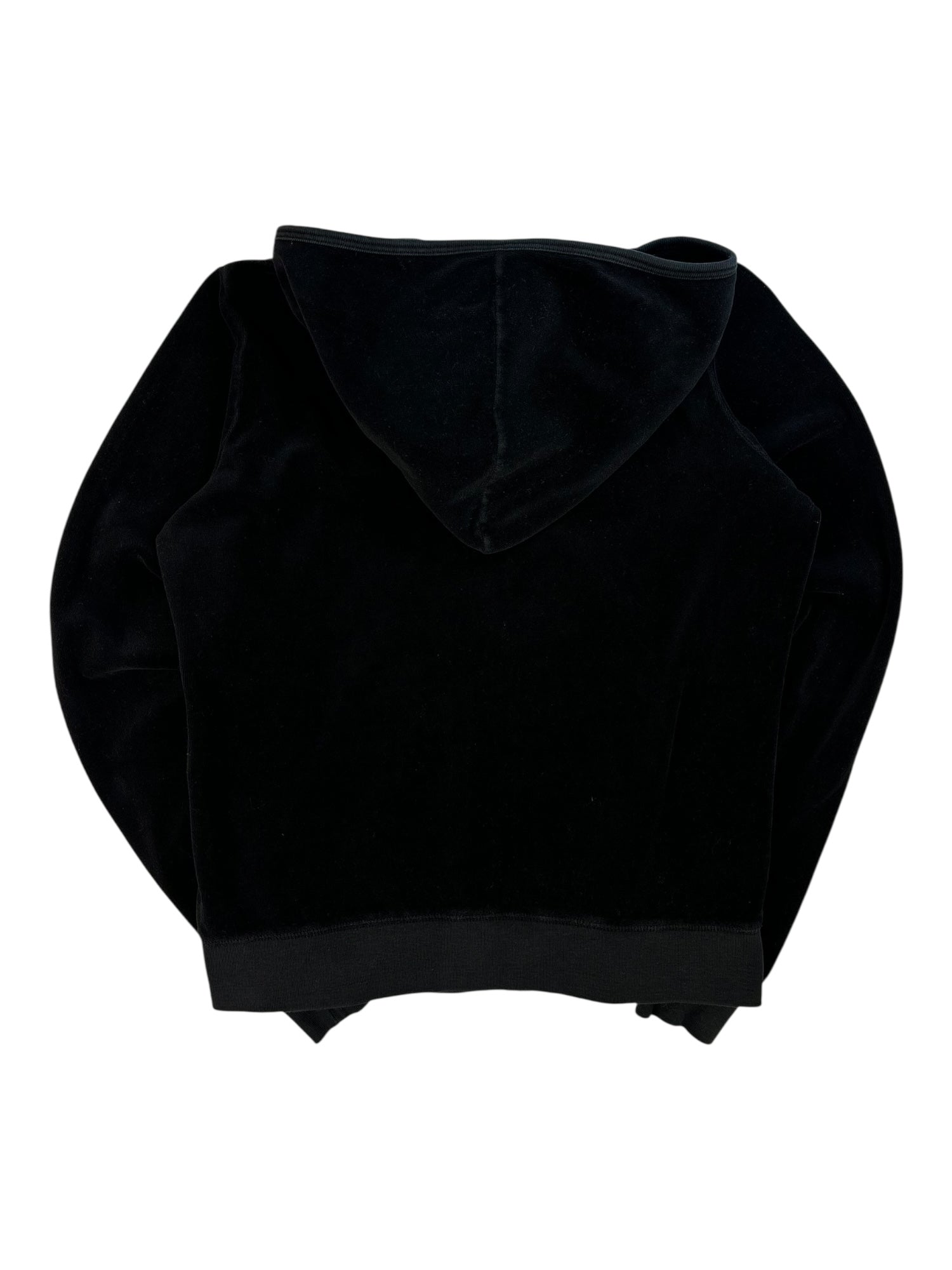 (L) Black Juicy Couture Zip Up Hoodie