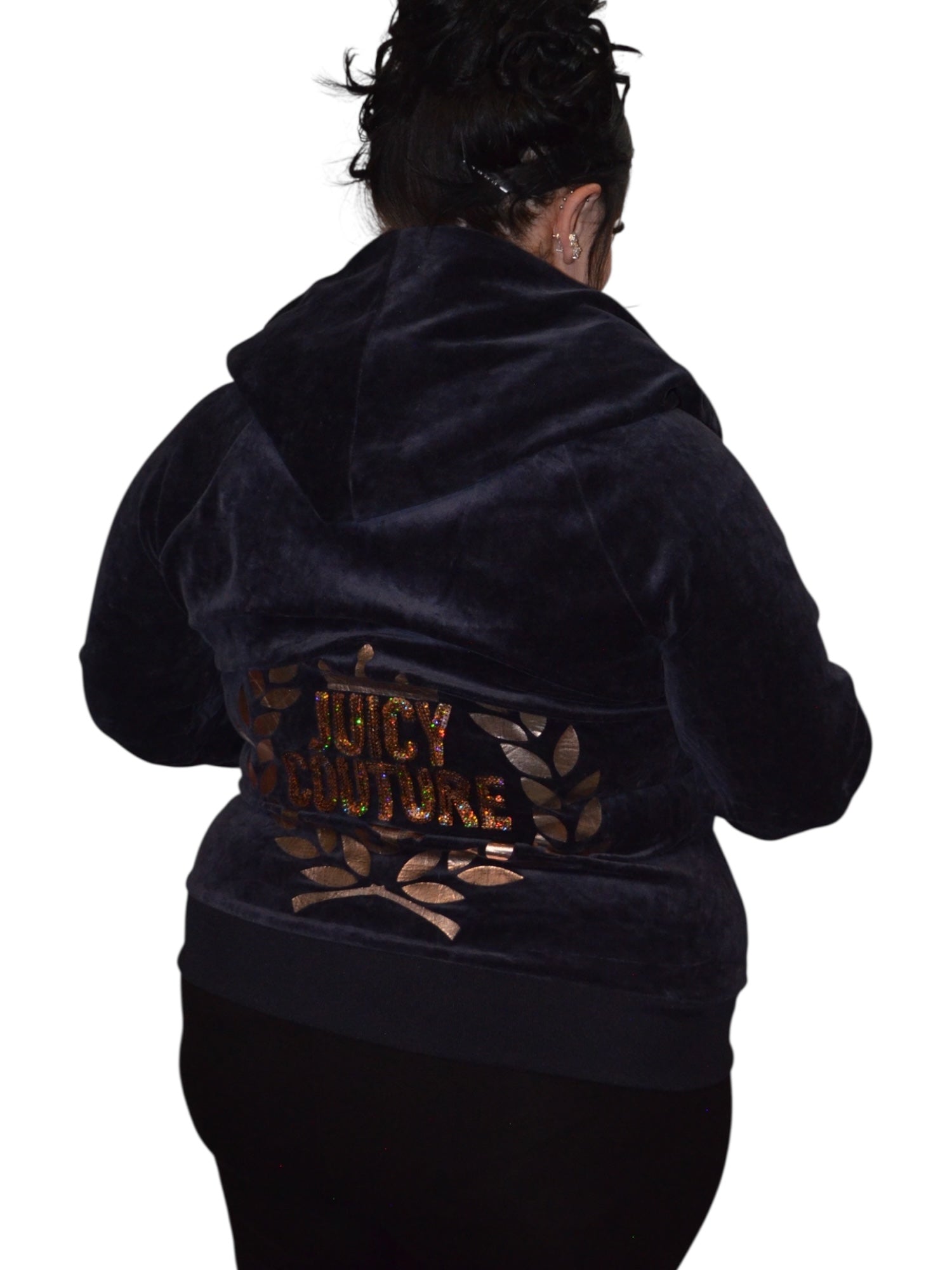(XL) Oxford Blue with Sequin Back Juicy Couture Top