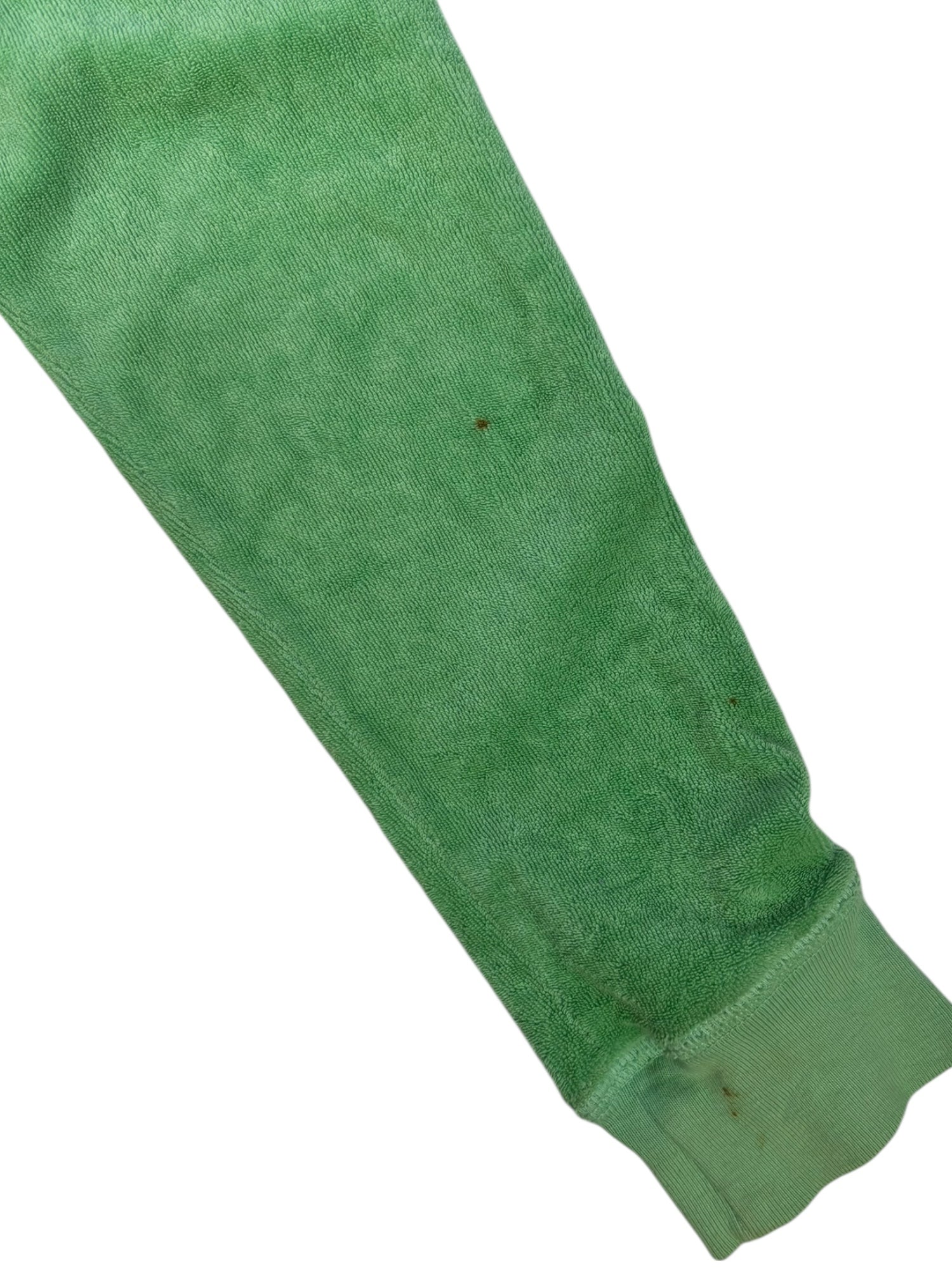 (M) Green Terry Cloth Juicy Zip Up
