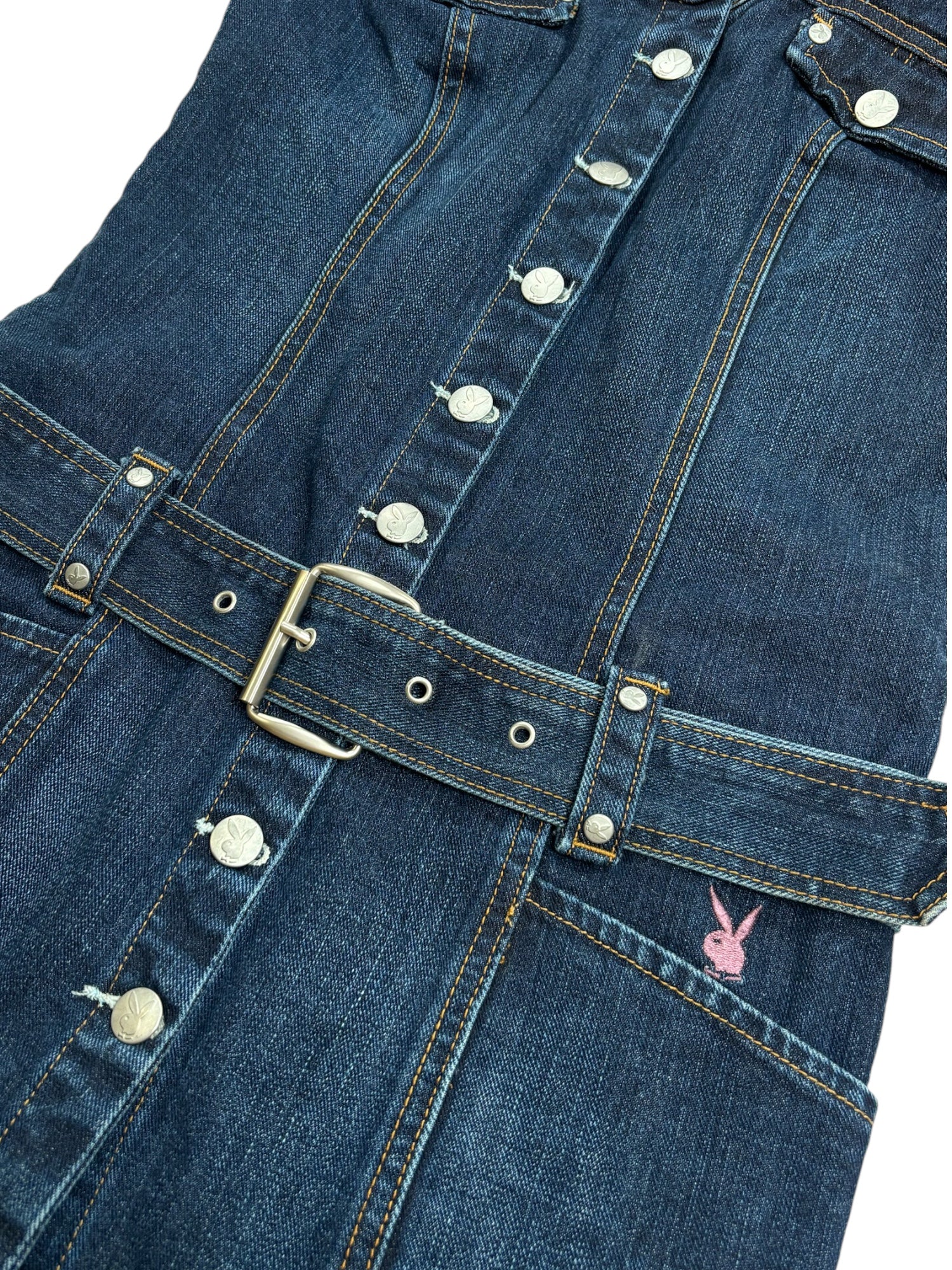(10) Playboy Denim Mini Dress