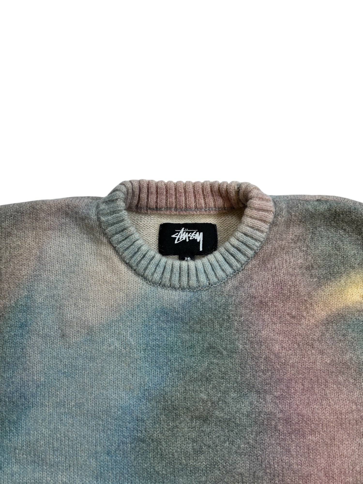 (XS) Stüssy Tie Dye Knit Sweater
