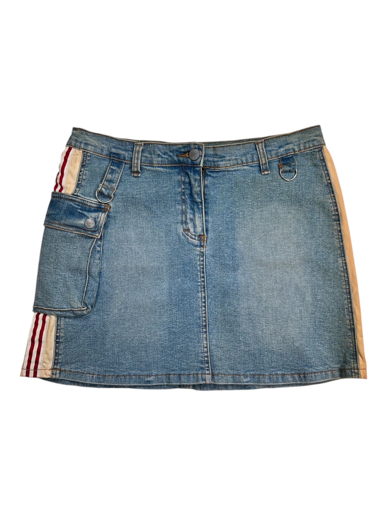 (29) Da Girlz Denim Mini Skirt