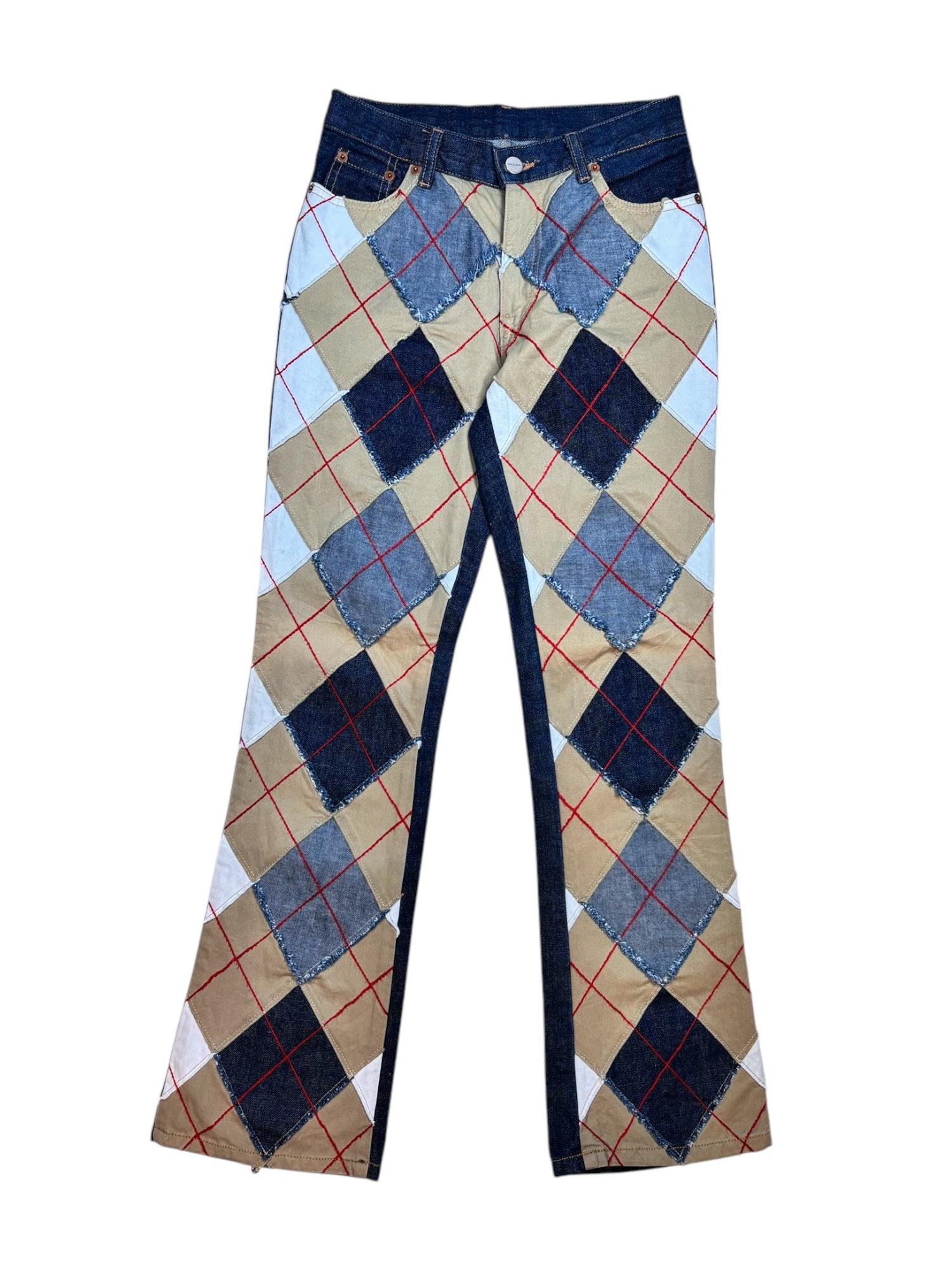 (26) No Lita Argyle Jeans