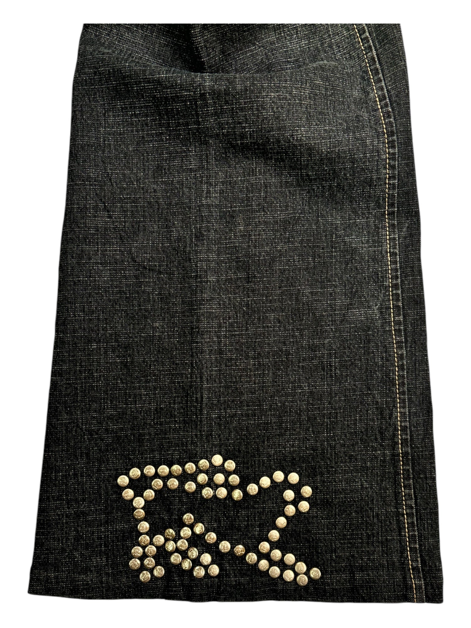 (28) Parasuco Embellished Logo Jeans