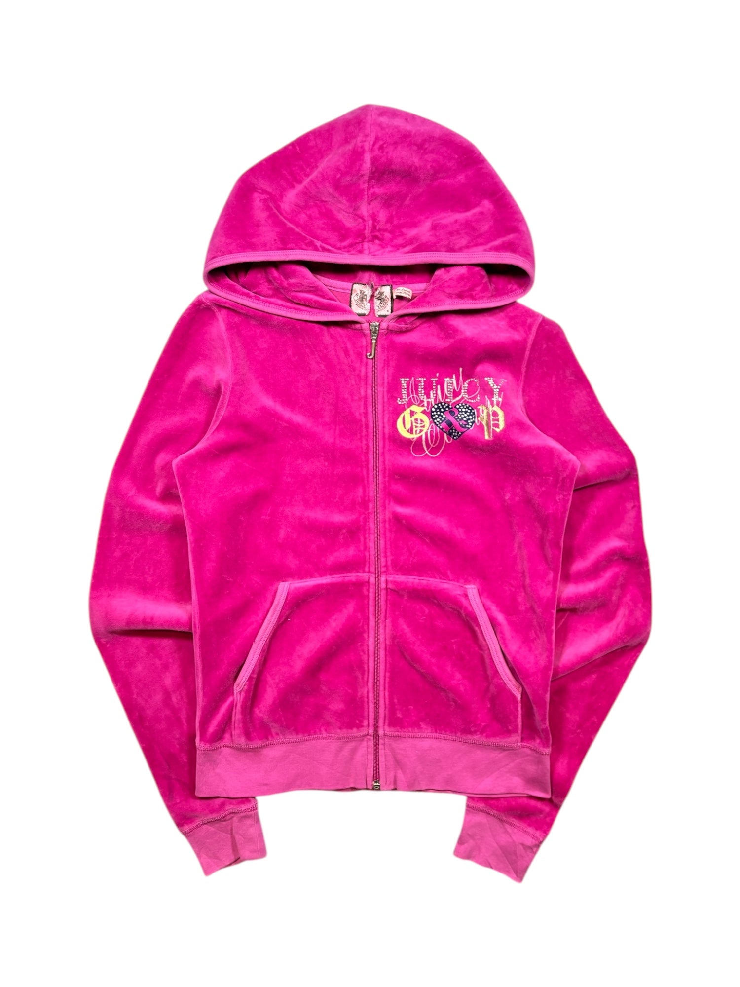 (S) Pink Hooded Juicy Couture Sweater