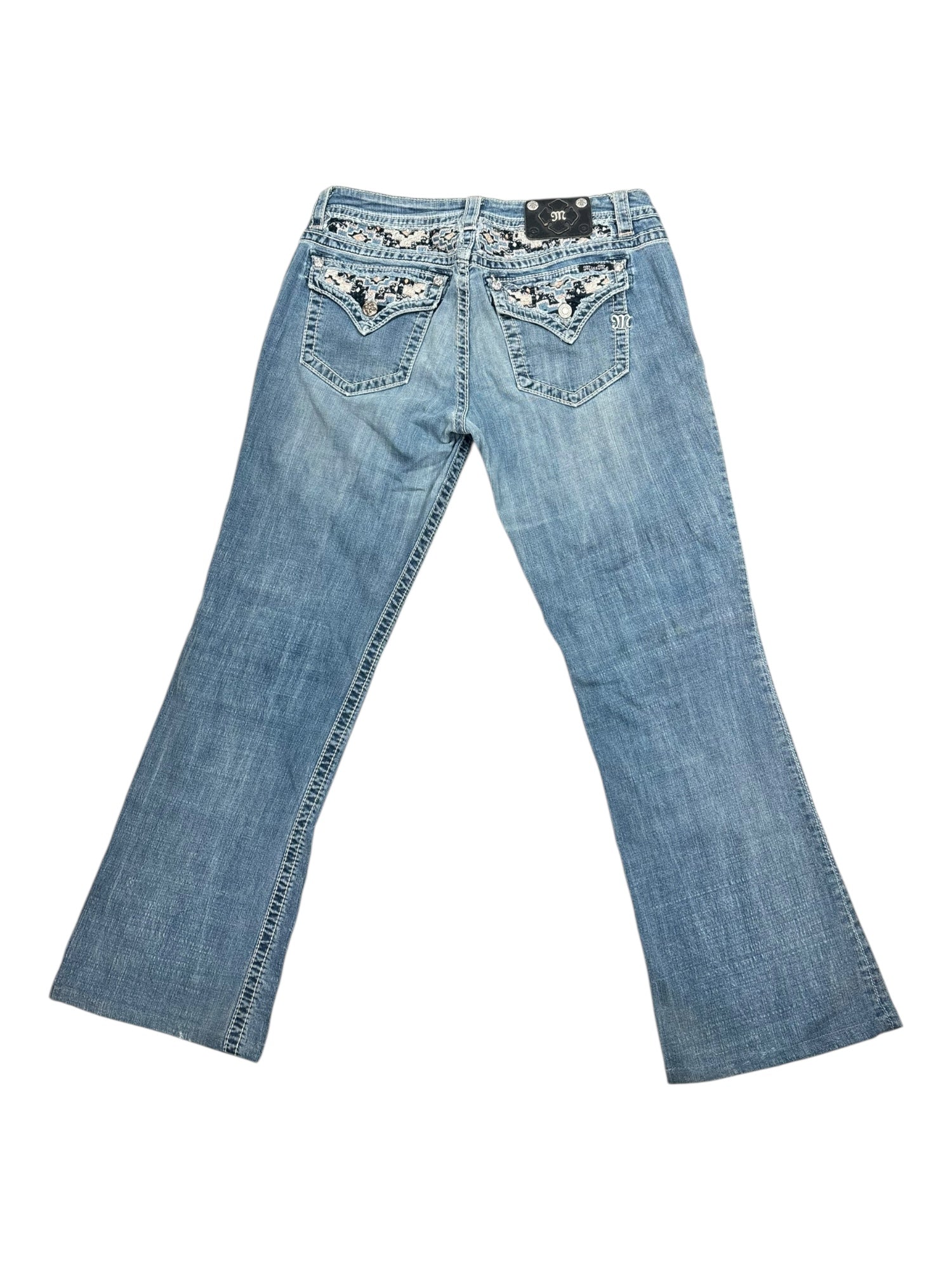 (32) Miss Me Signature Boot Denim
