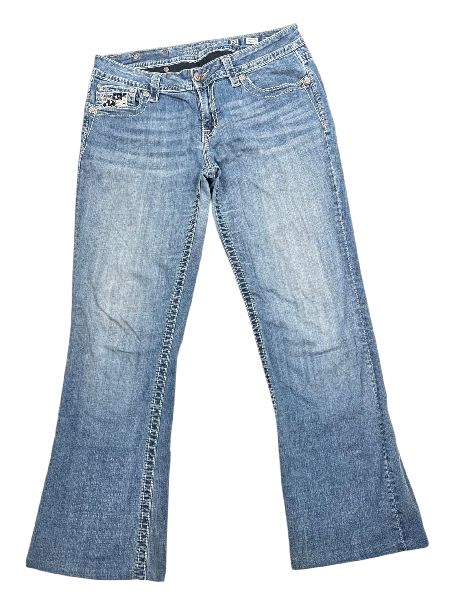 (32) Miss Me Signature Boot Denim