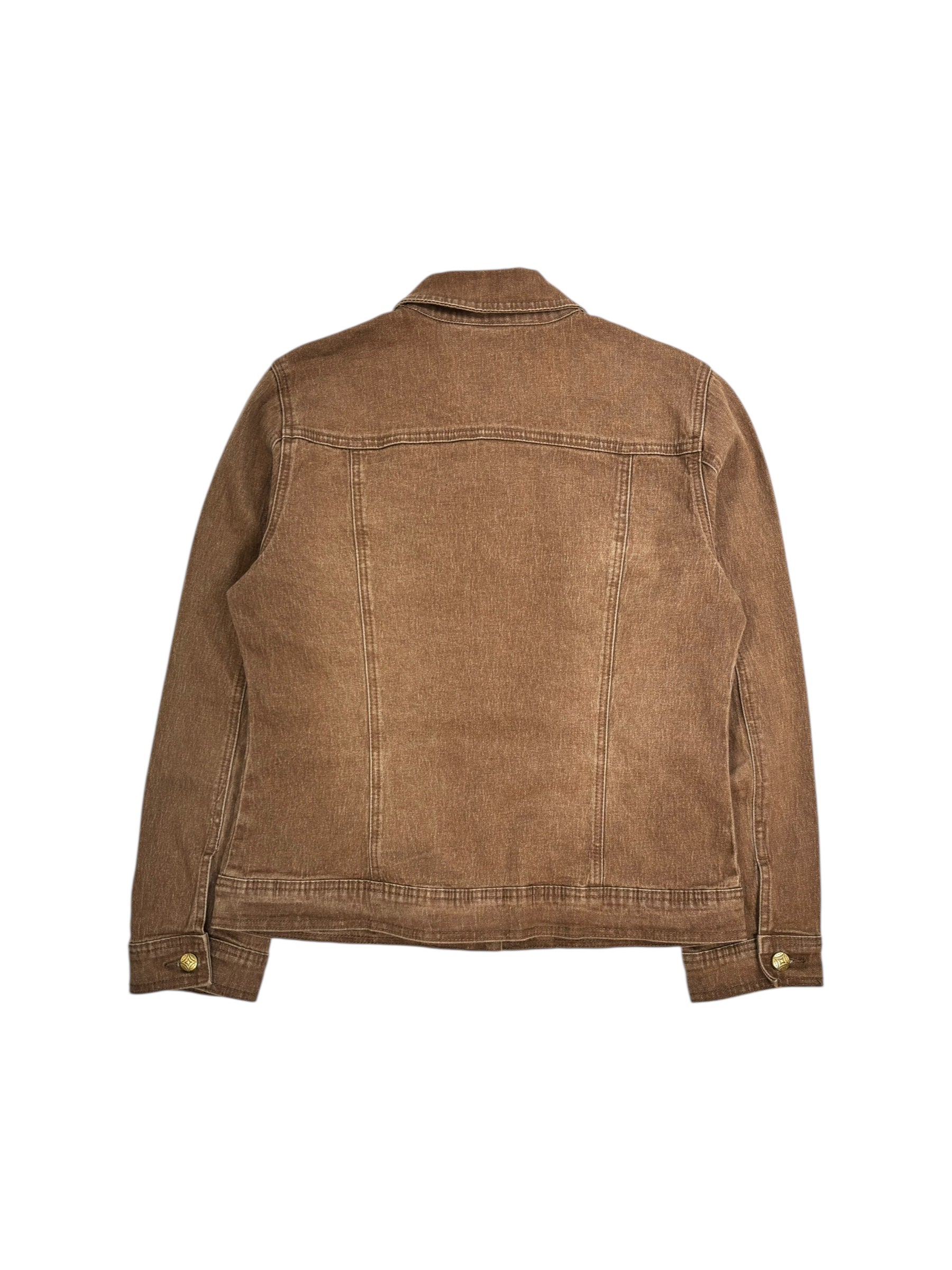 (S) Diane Gilman Brown Denim Jacket