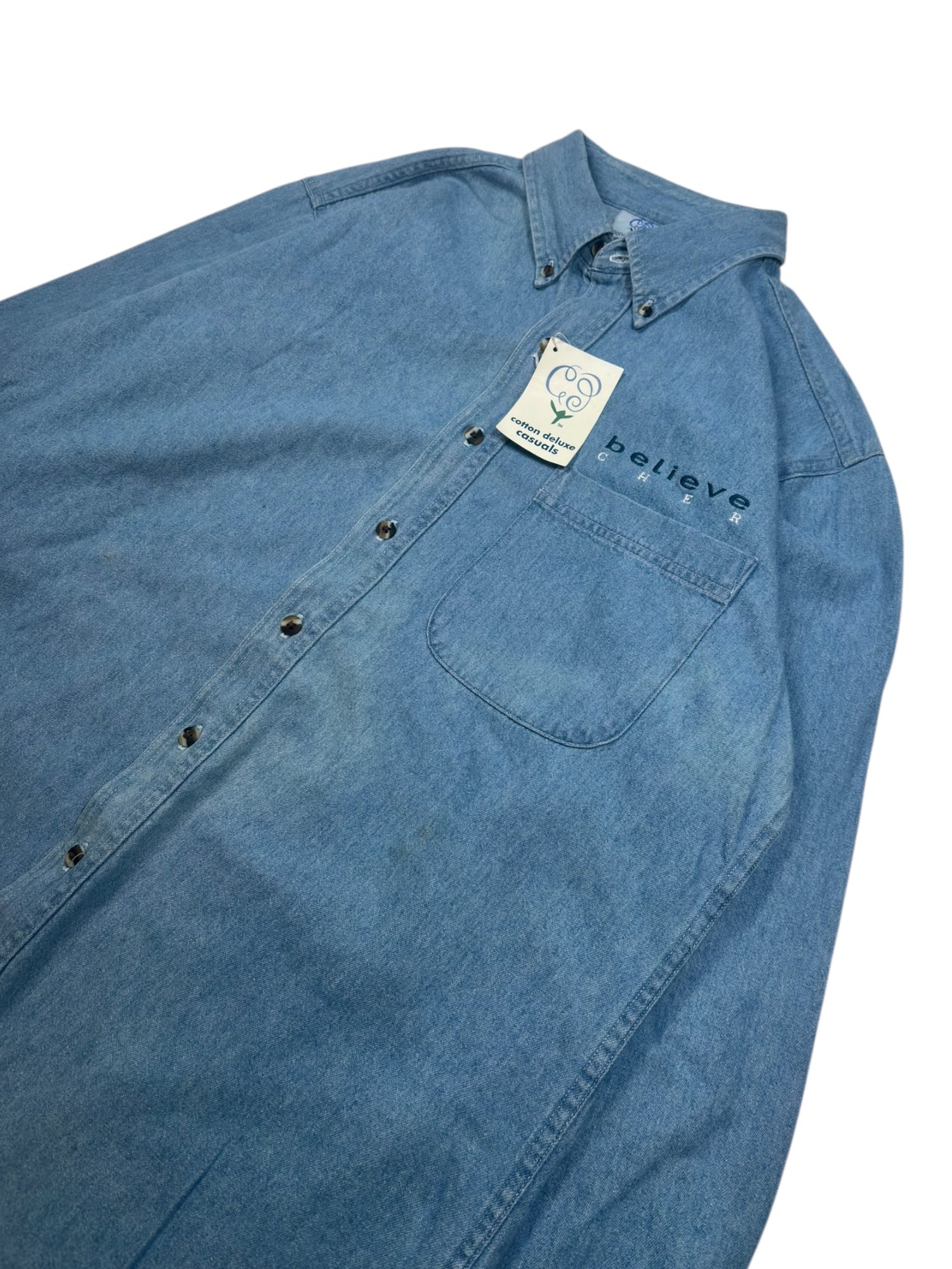 (L) Cher Believe Tour Denim Button Up