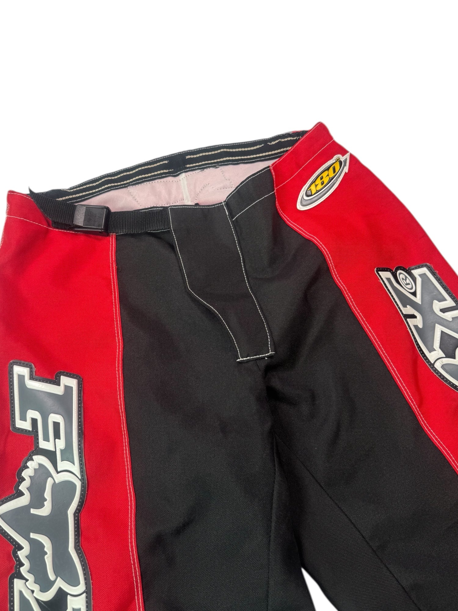 (34) FOX Red and Black Motorcycle Pants