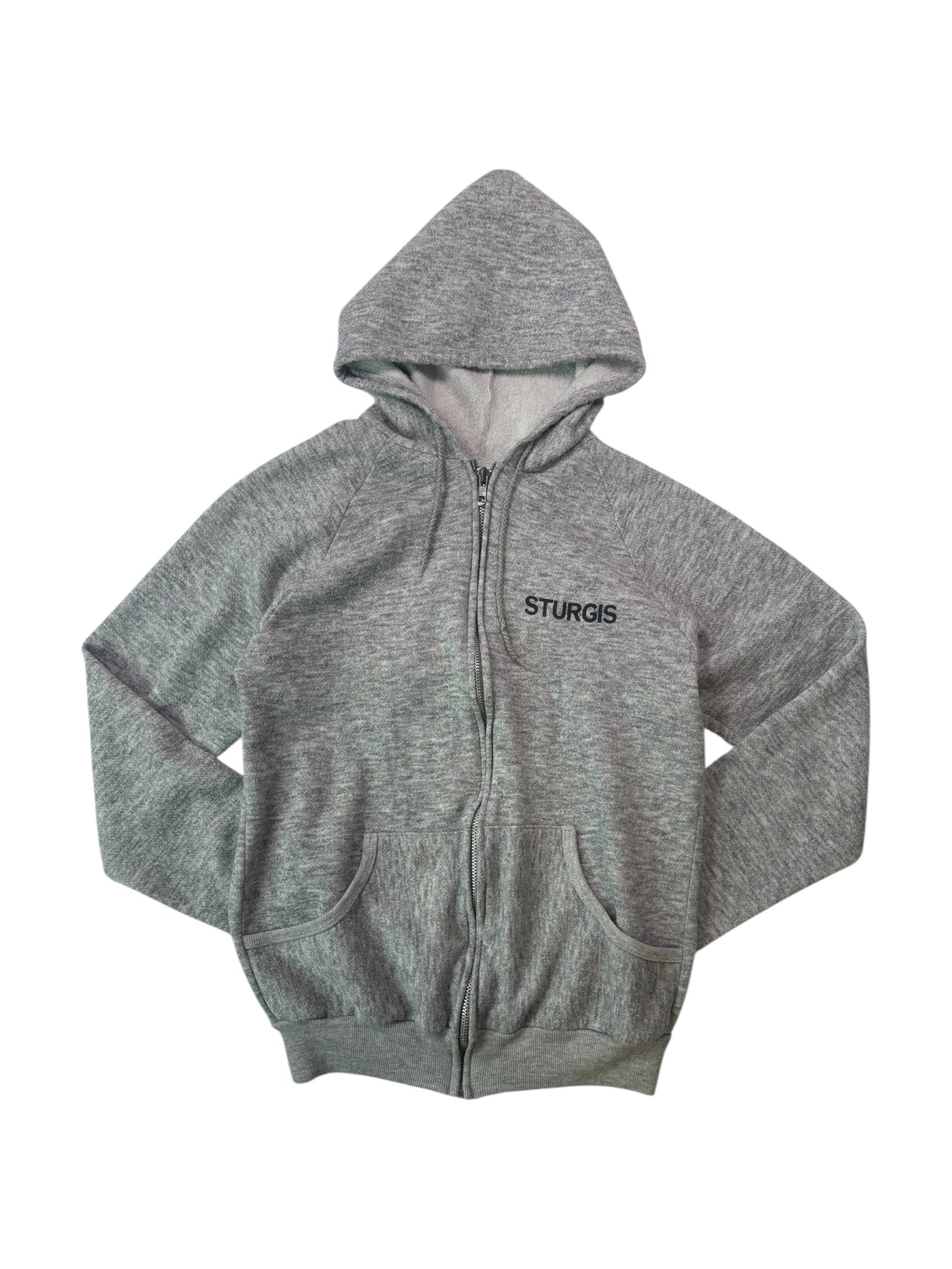 (M) Sturgis 87 Grey Zip-Up