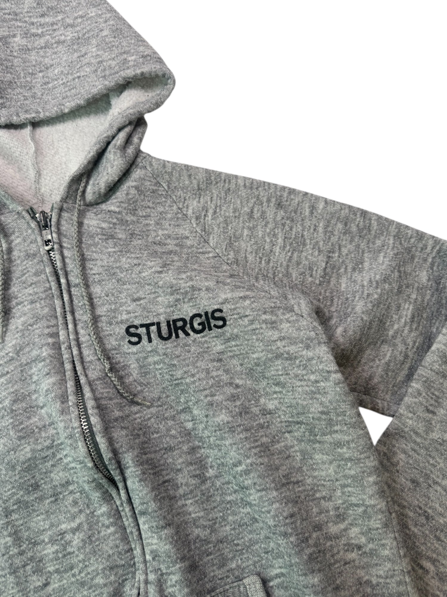 (M) Sturgis 87 Grey Zip-Up