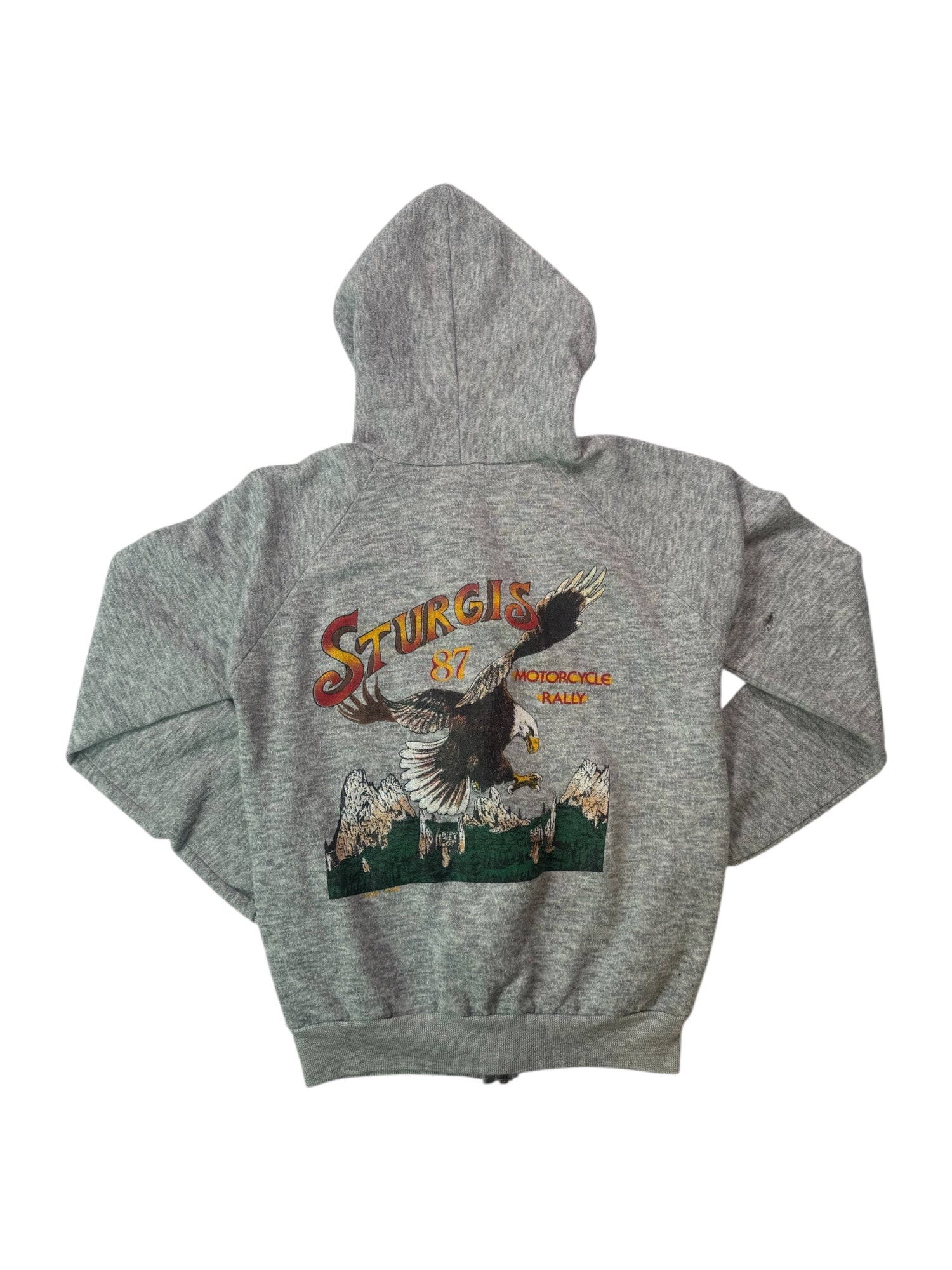 (M) Sturgis 87 Grey Zip-Up