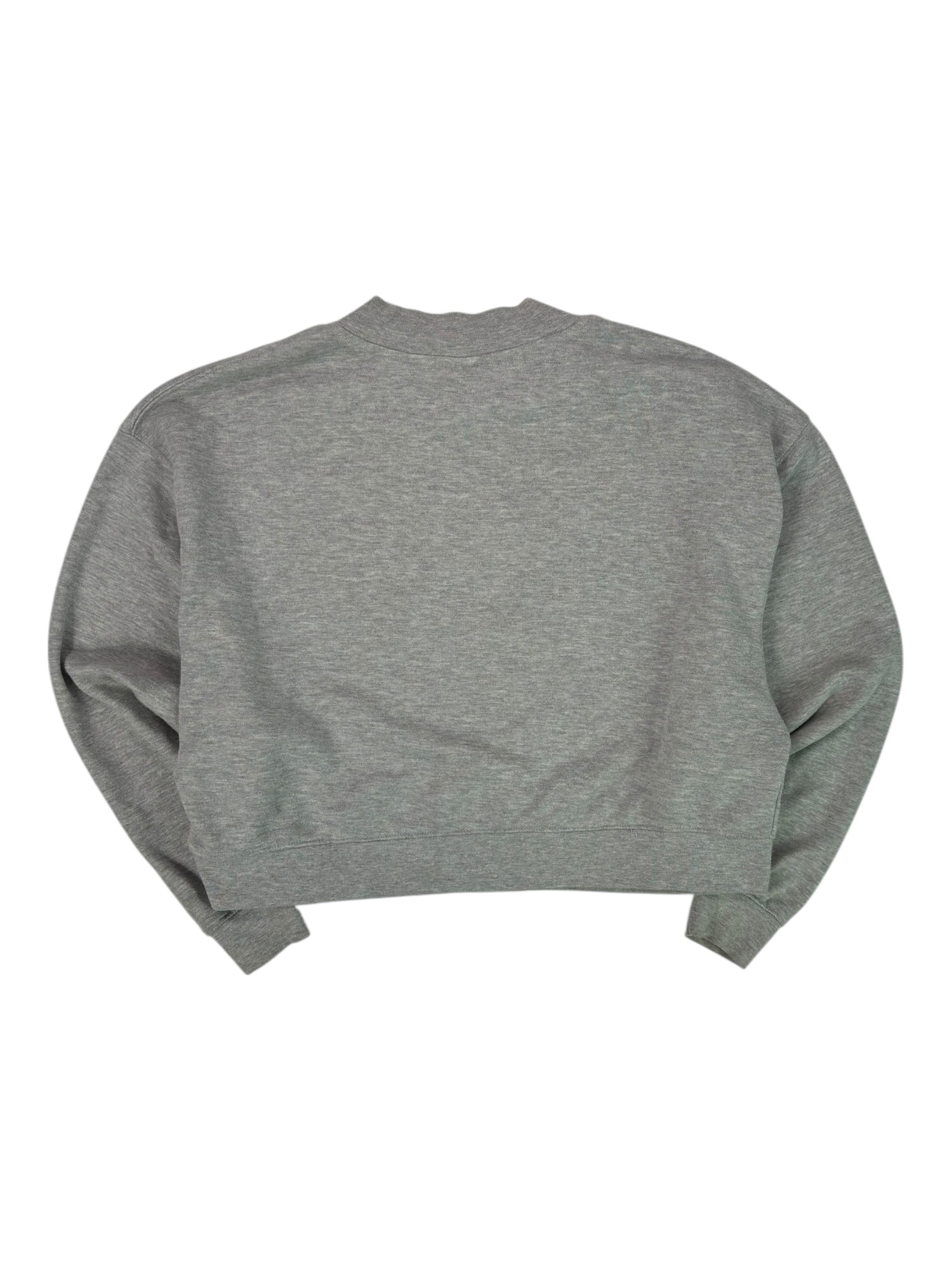(M) UCLA Cropped Grey Crewneck