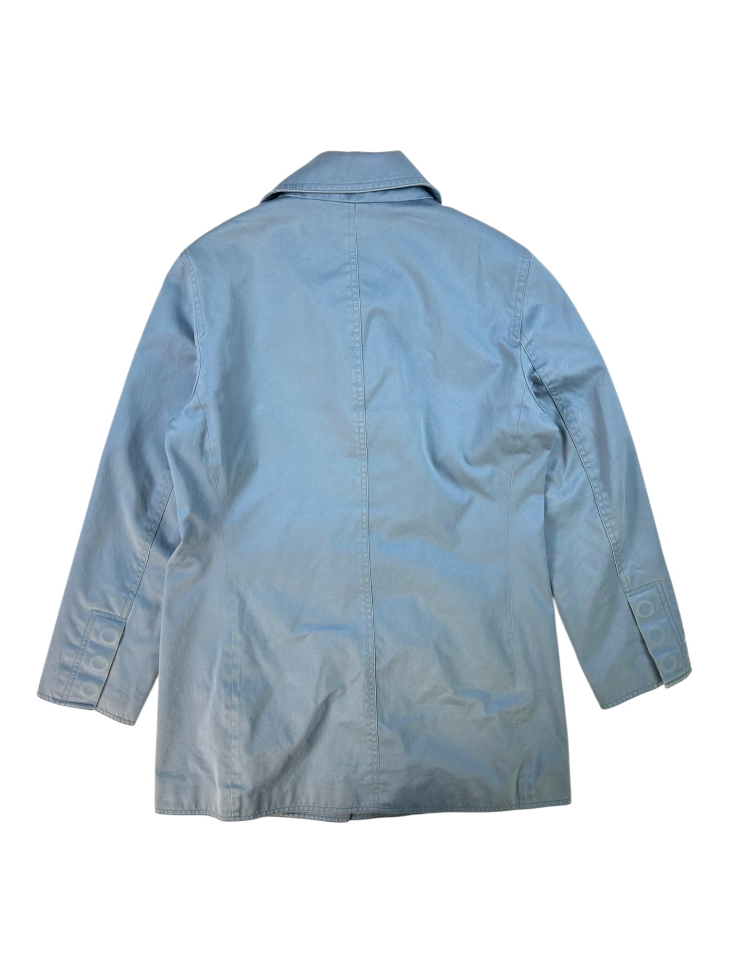 (M) Coach Light Blue Button-up Jacket