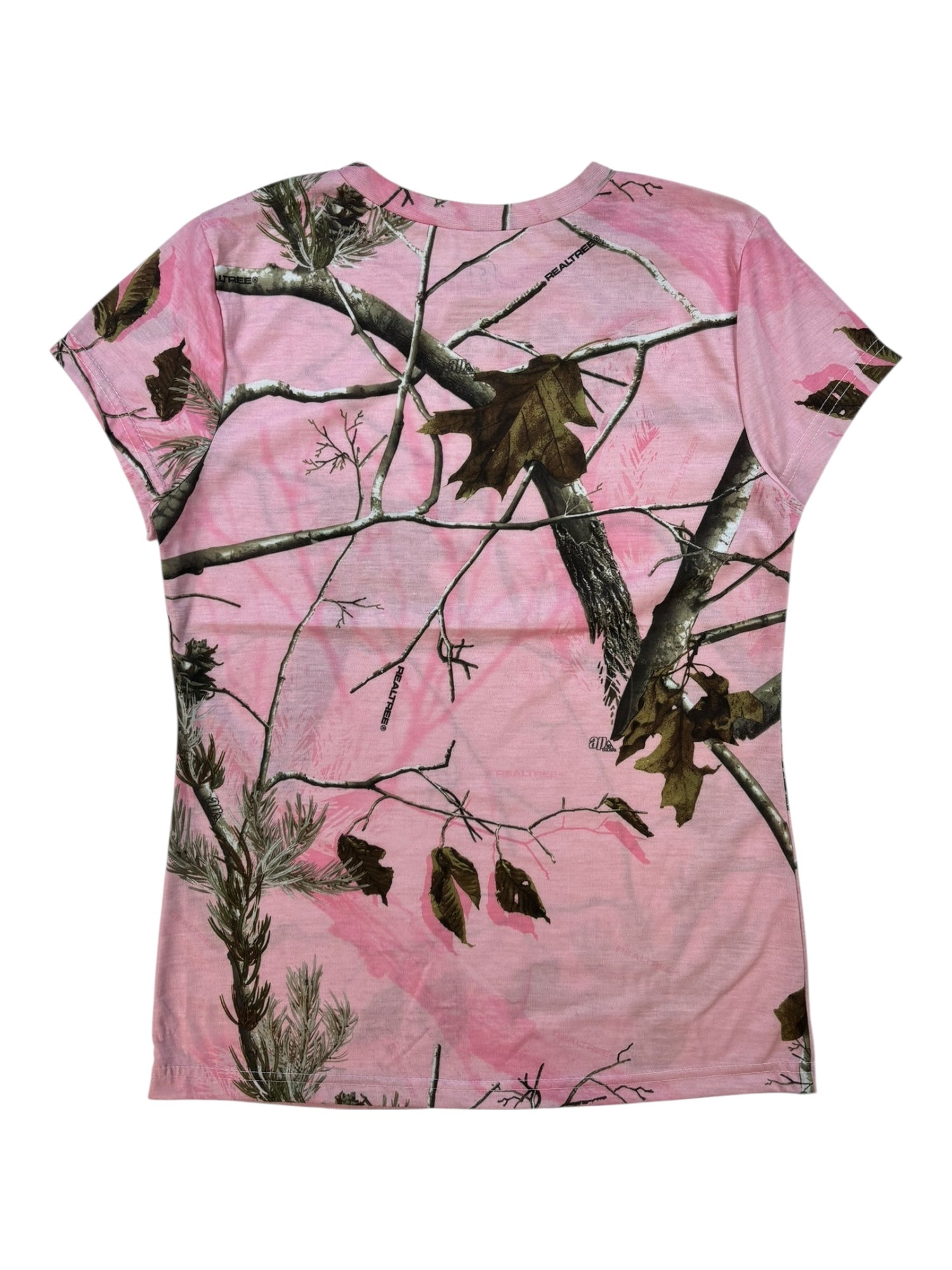 (S) Pink Realtree Camo Baby Tee