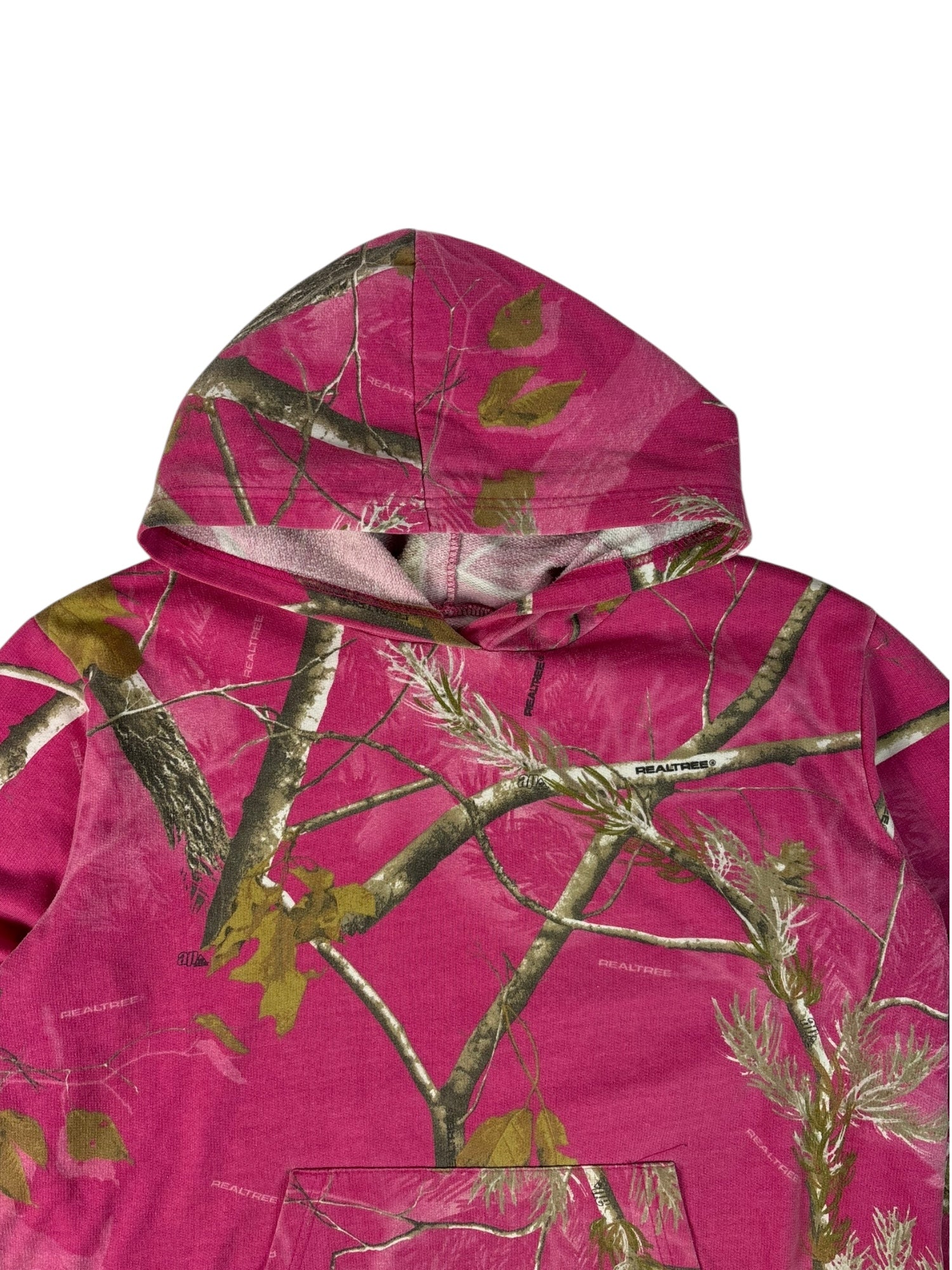 (L) Pink Real Tree Camo Hoodie