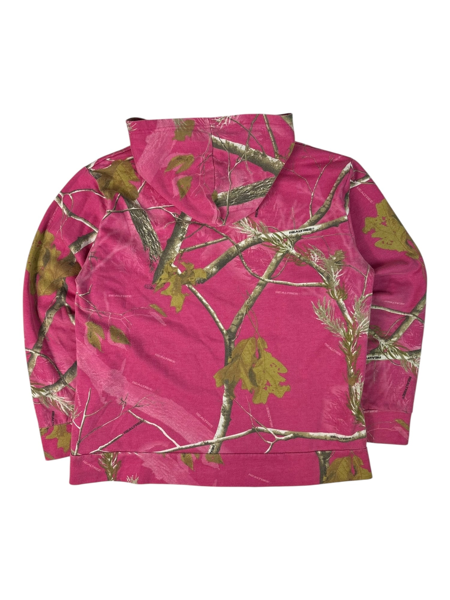 (L) Pink Real Tree Camo Hoodie