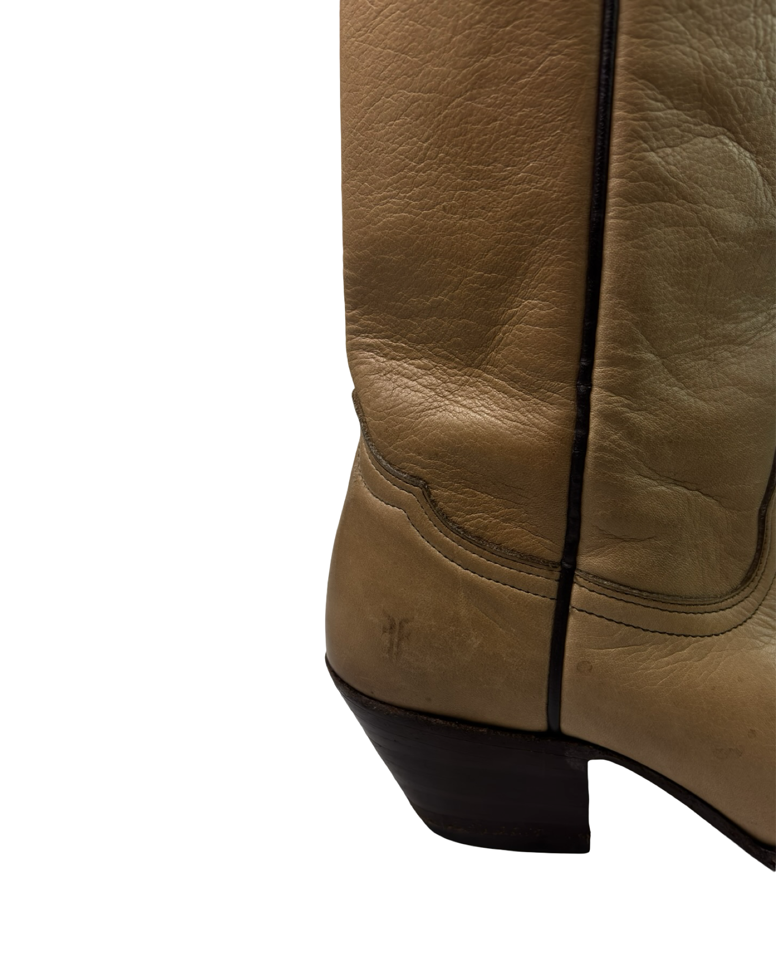 (6) FRYE Women’s Tan Leather Cowboy Boots