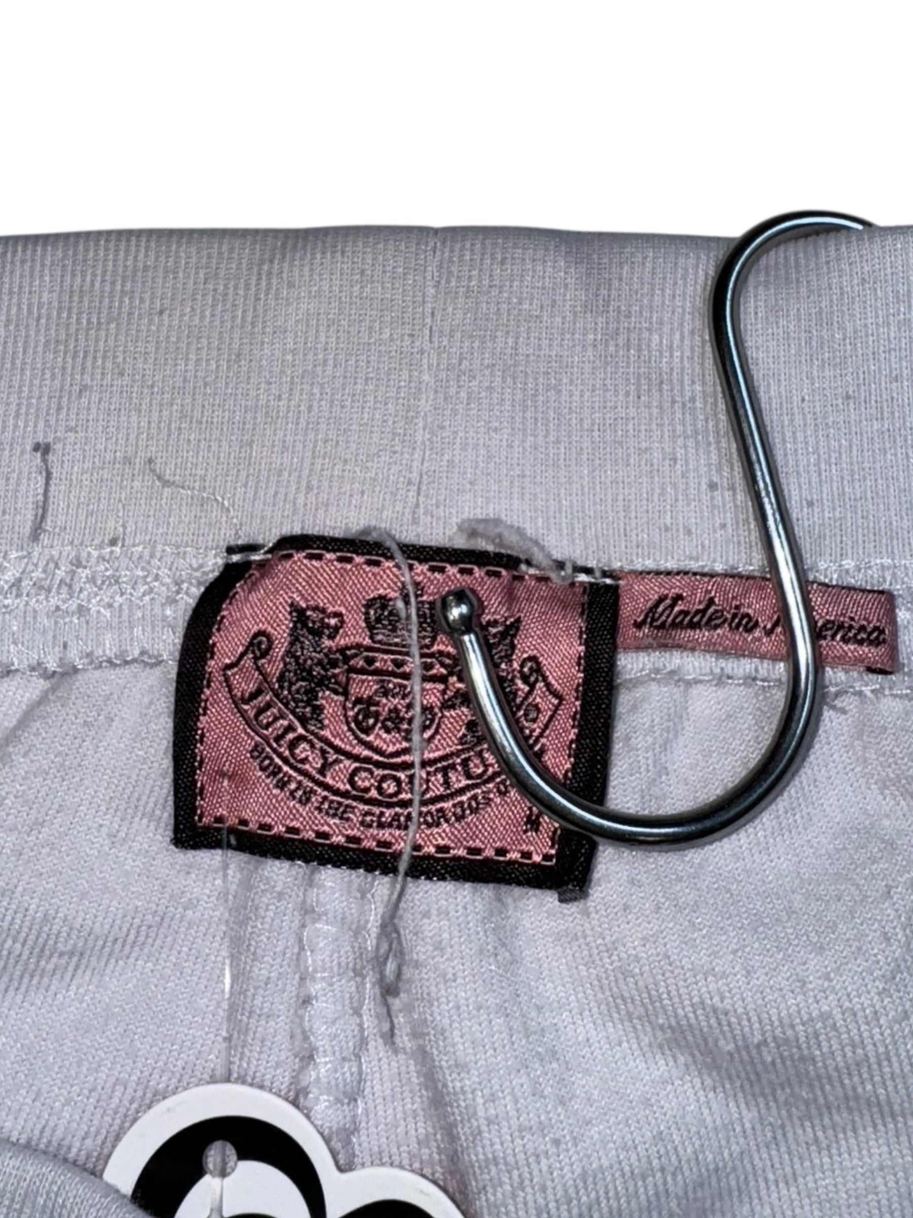 (S) White-Blue Embellished Juicy Couture Pants