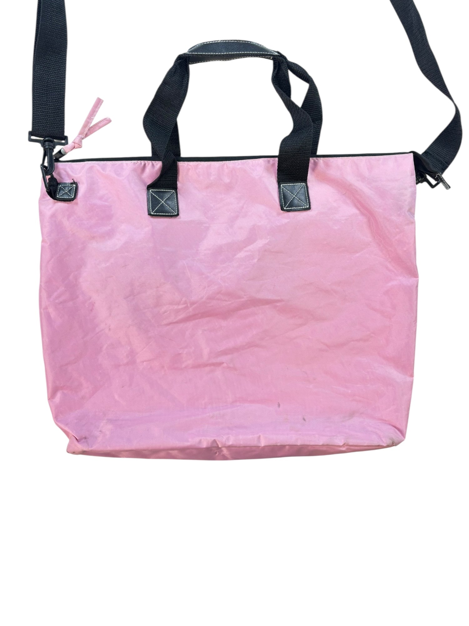 (O/S) Roots Pink Travel Messenger Bag