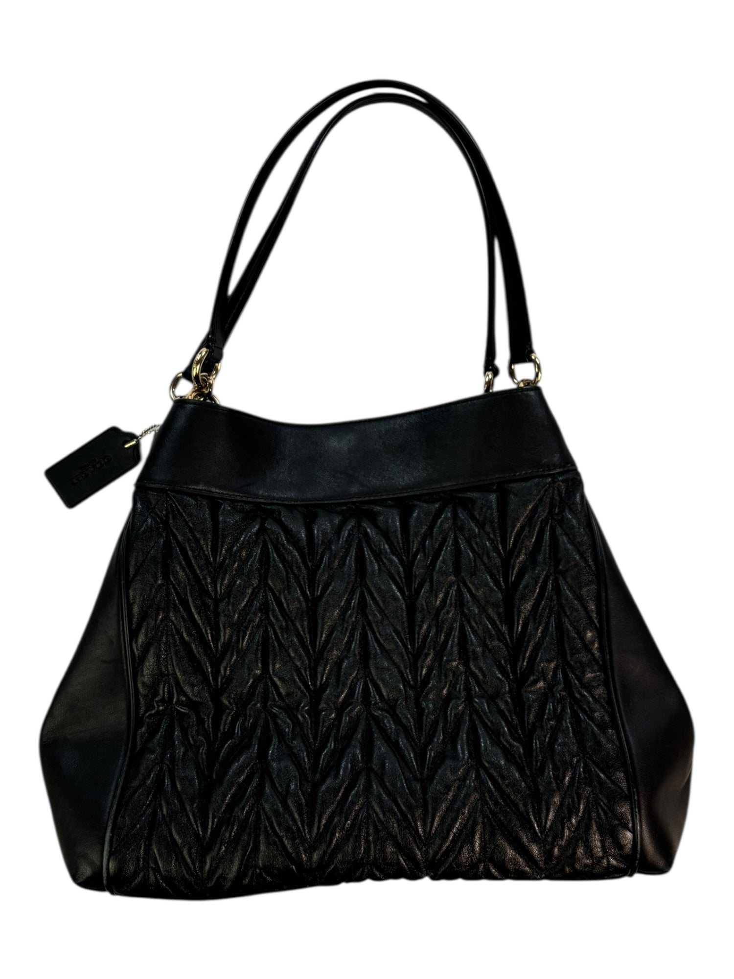 (O/S) Coach Lexy Quilted Leather Shoulder Bag F32978
