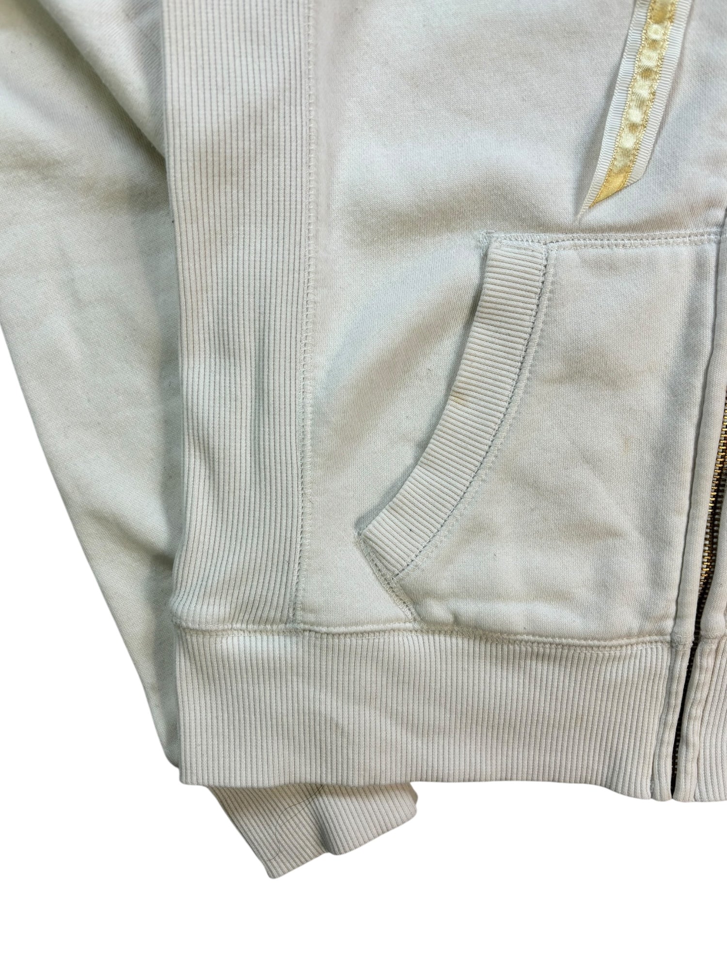 (S/M) Vintage Embellished Guess Zip-up Hoodie