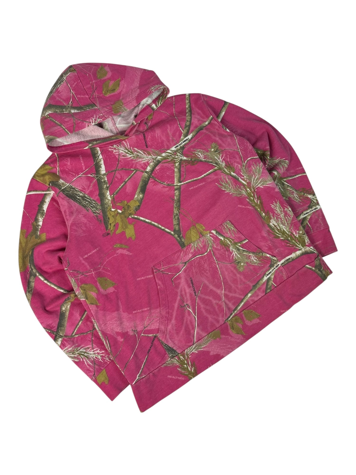 (L) Pink Real Tree Camo Hoodie
