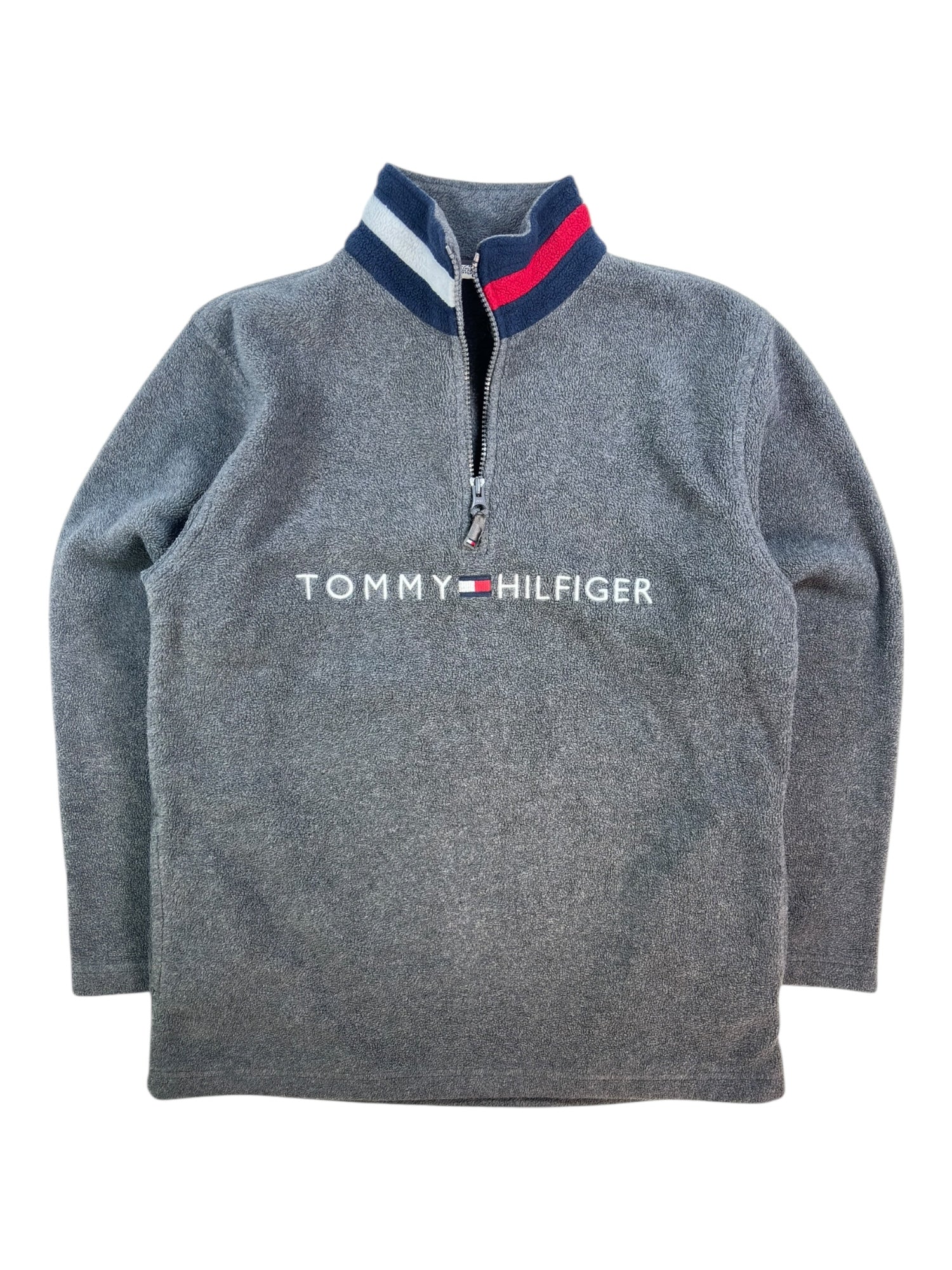 (L) Tommy Hilfiger Fleece 1/2 Zip Up