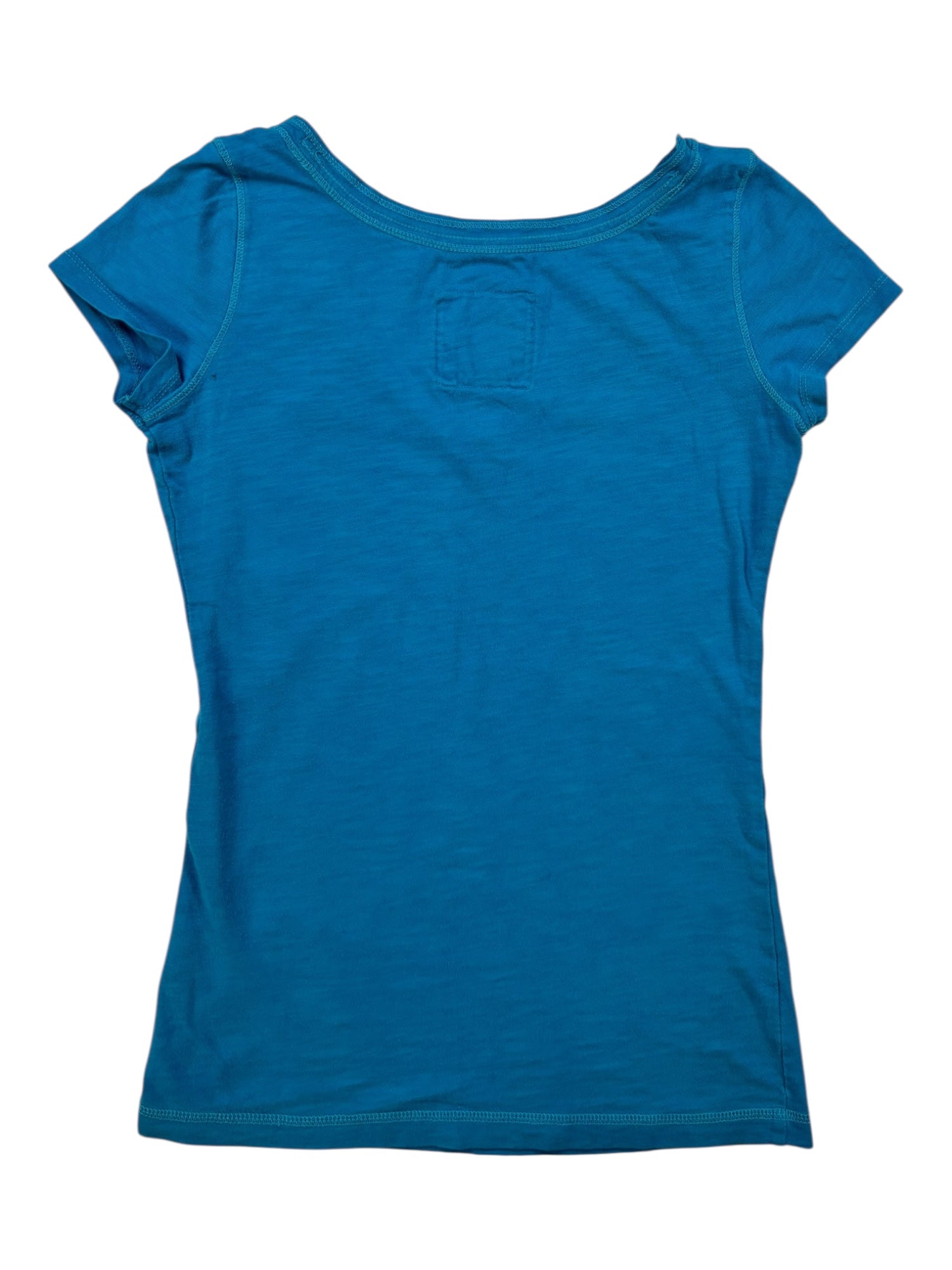 (S) Blue Abercrombie V-Neck Tee