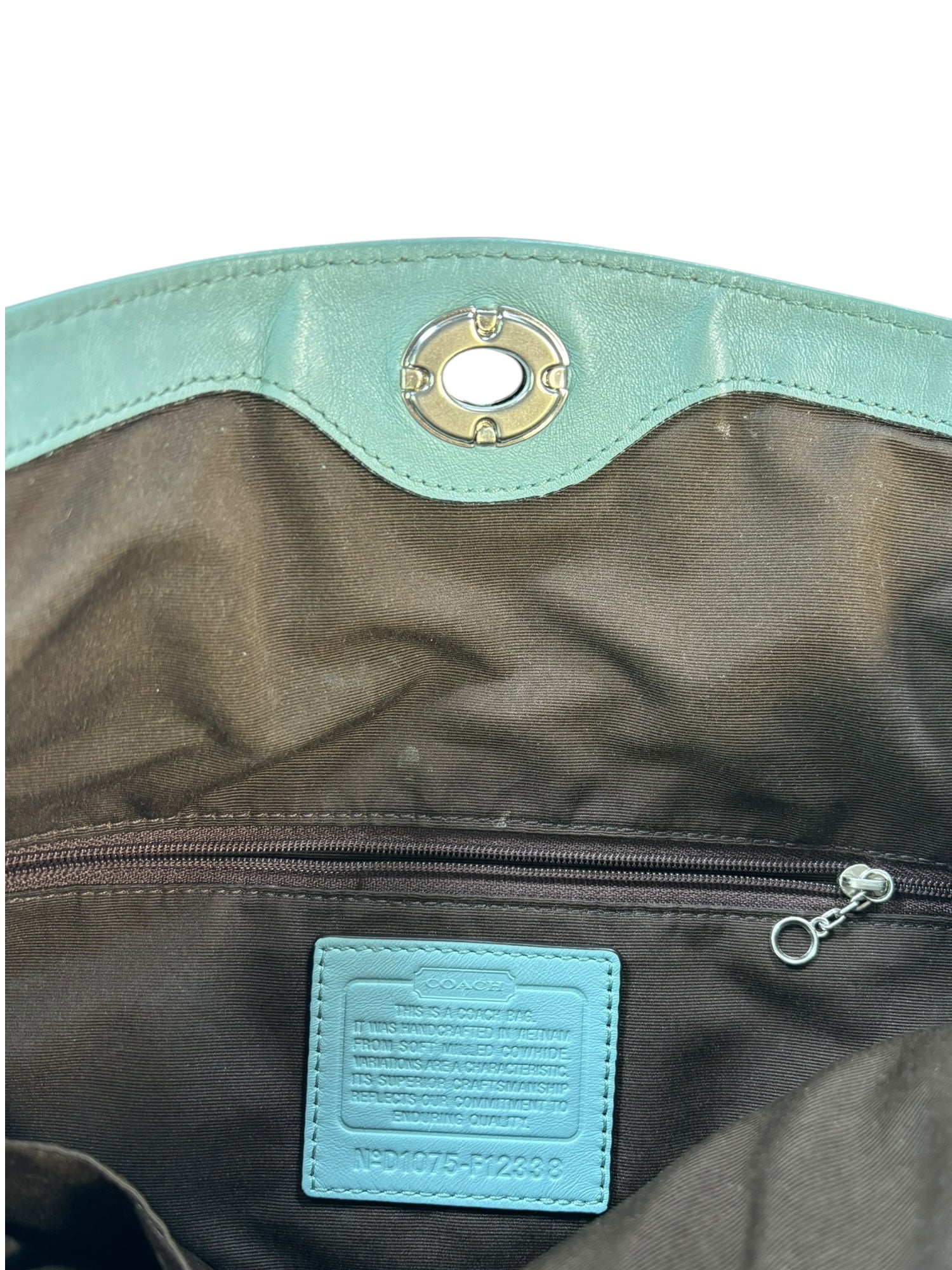 Vintage Coach Legacy Blue Mist Chelsea Hobo Bag