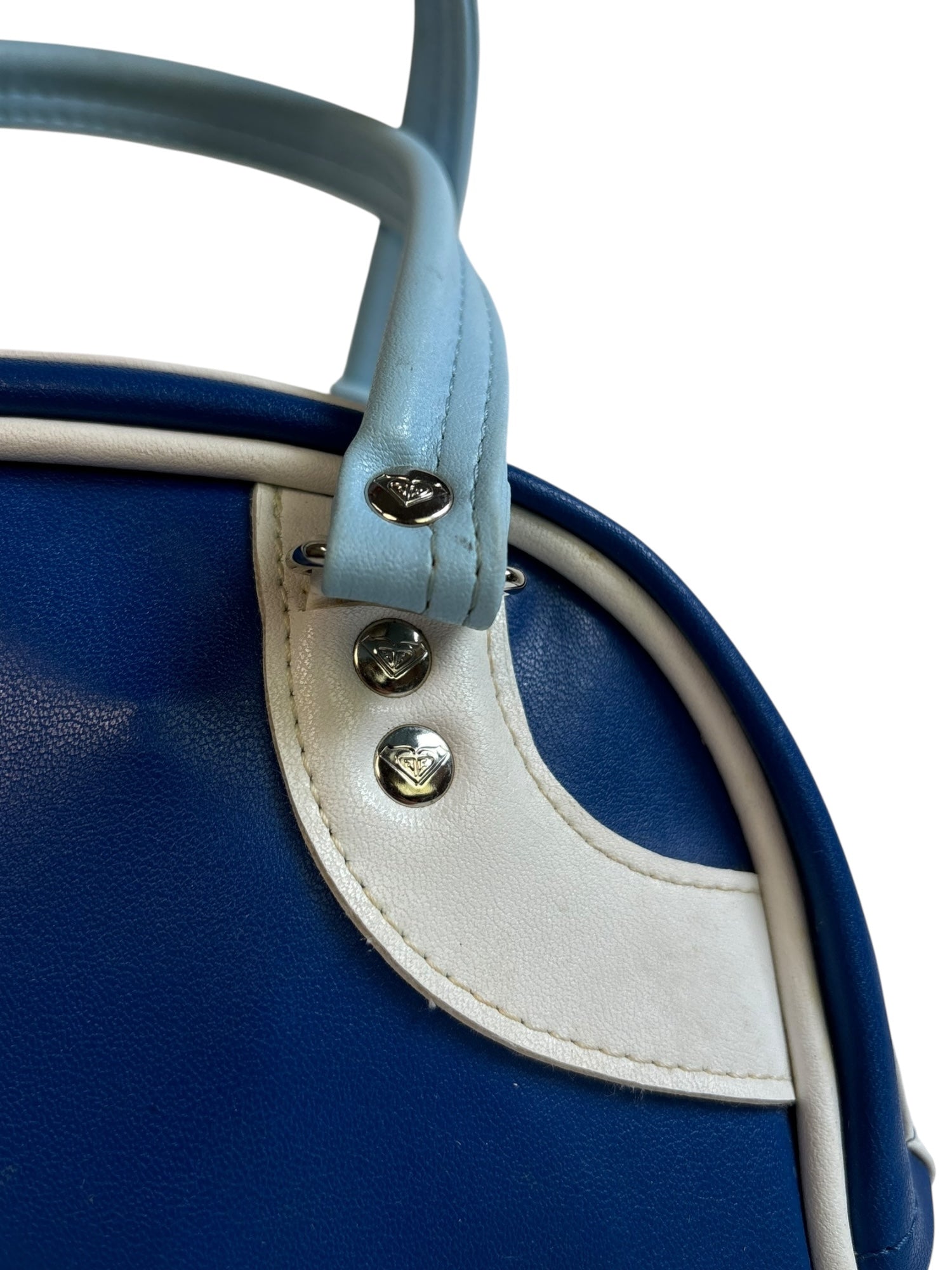 Vintage Blue &amp; White Roxy Hangbag