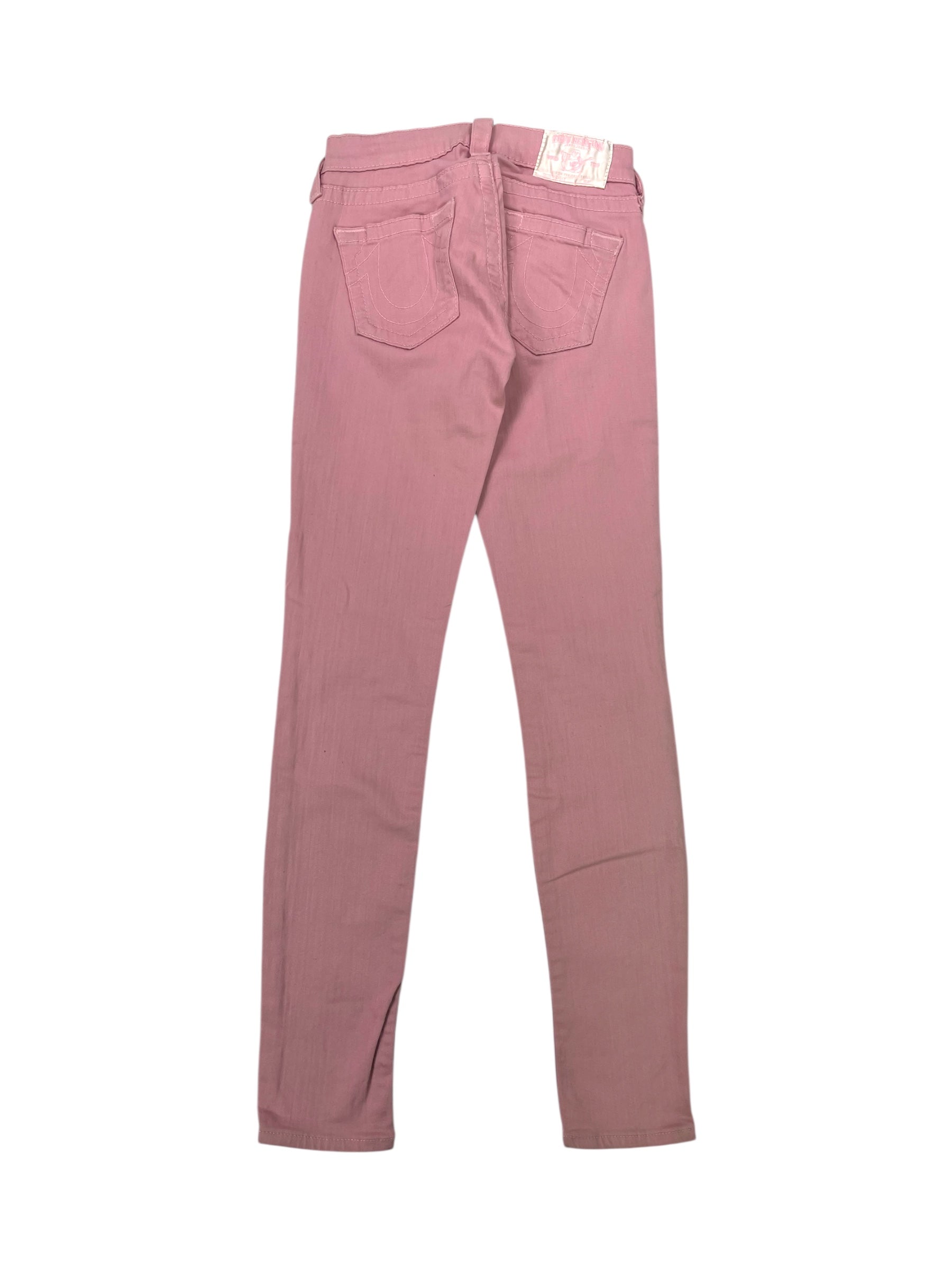 (23) Pink True Religion Skinny Jeans