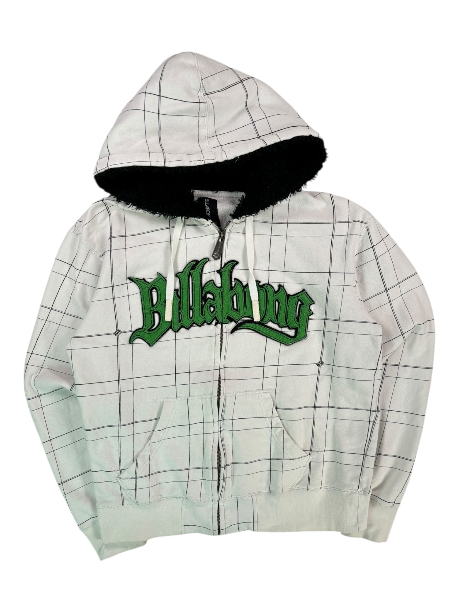 (M) Billabong Faux Fur Trimmed Hoodie