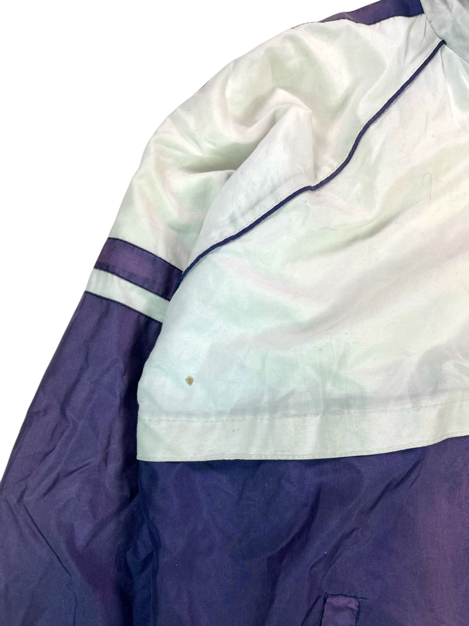 (L) Vintage Nike Windbreaker Blue and White